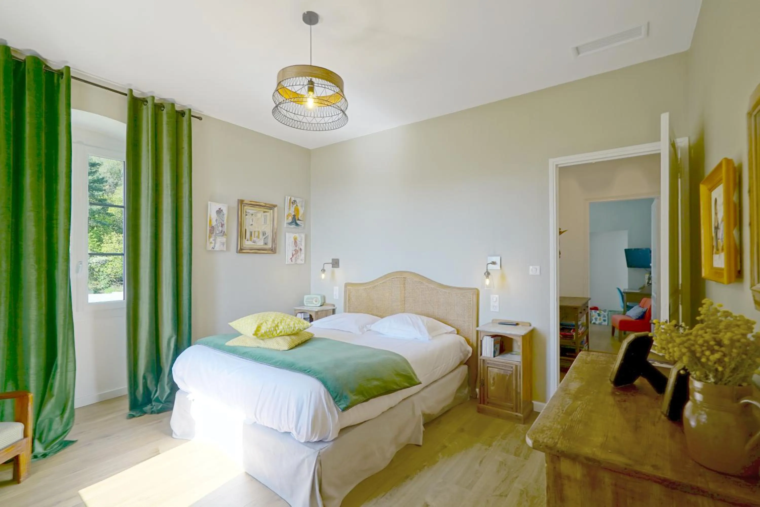 Bed in Hôtel U Frascone