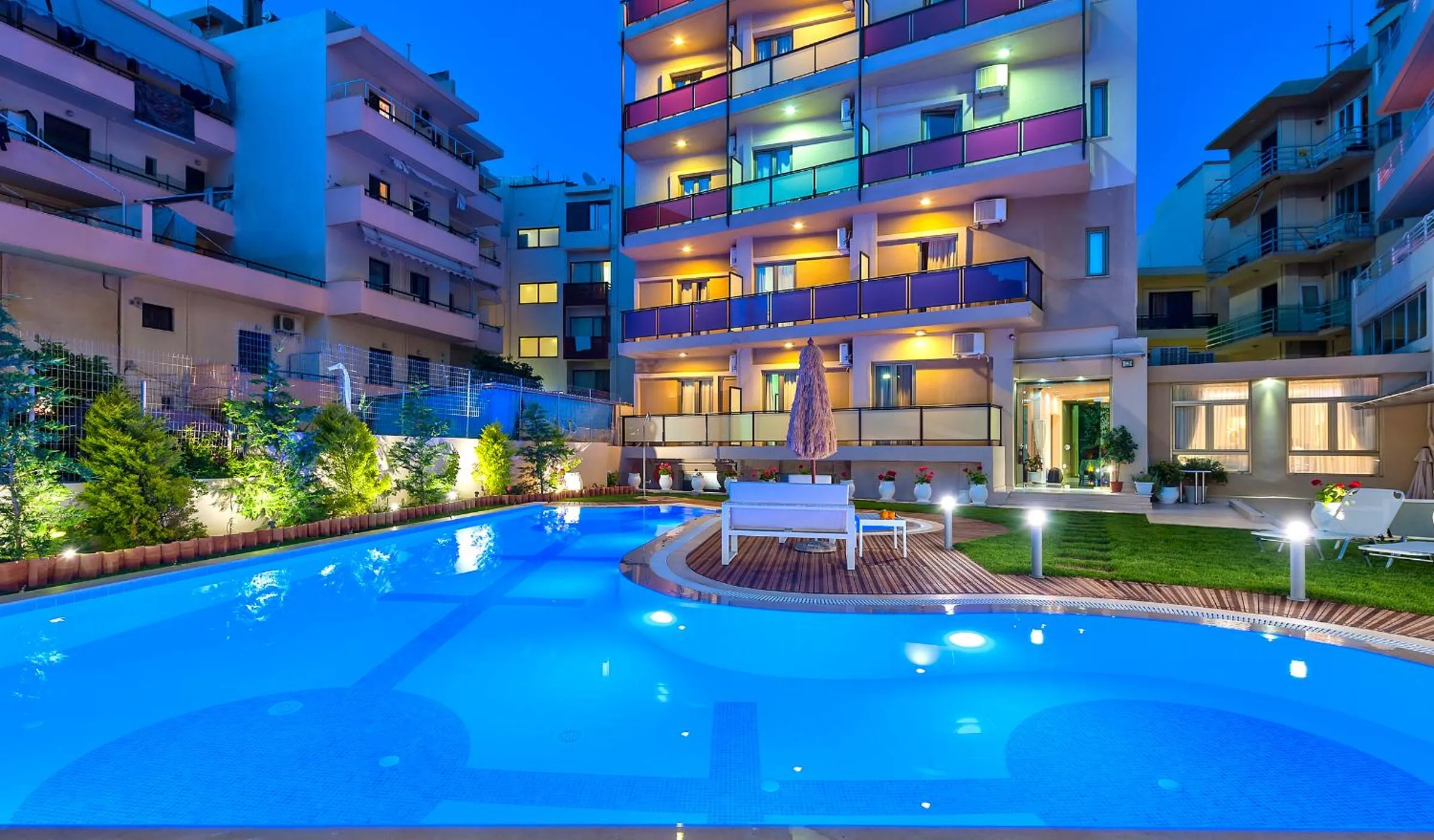 Property building in Leonidas Hotel & Apartments