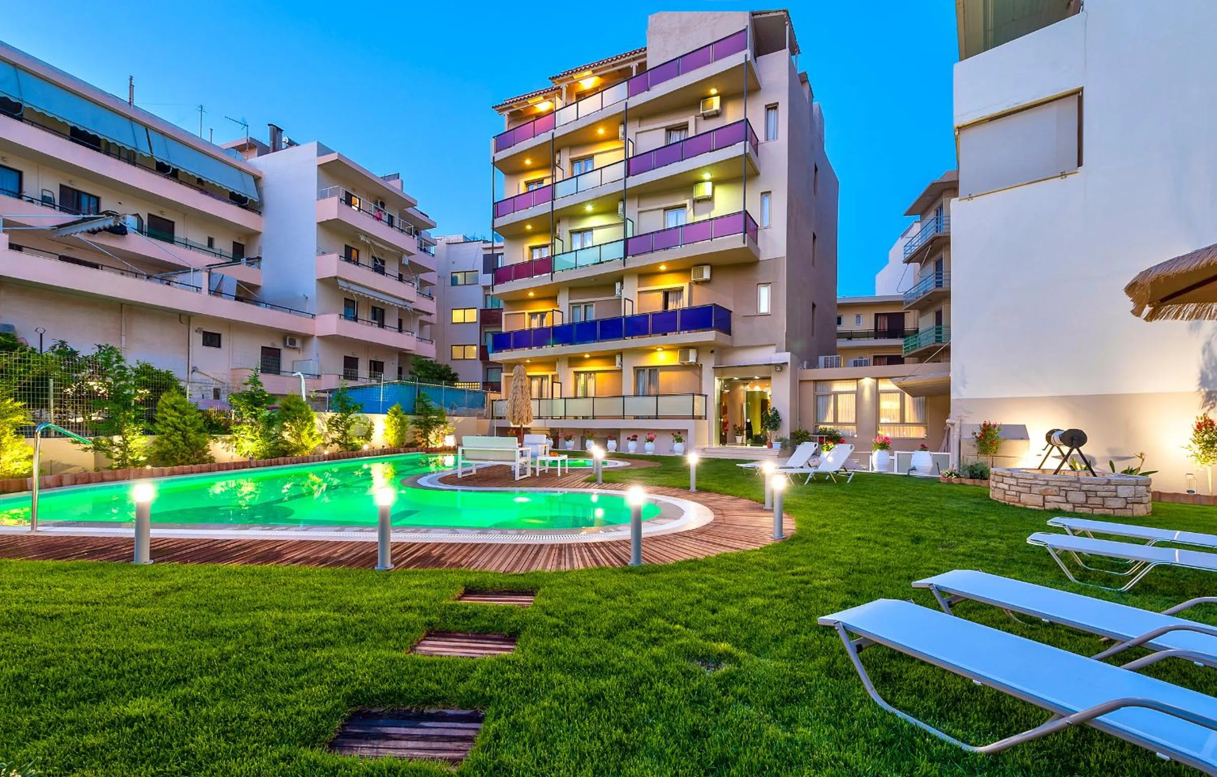 Balcony/Terrace in Leonidas Hotel & Apartments