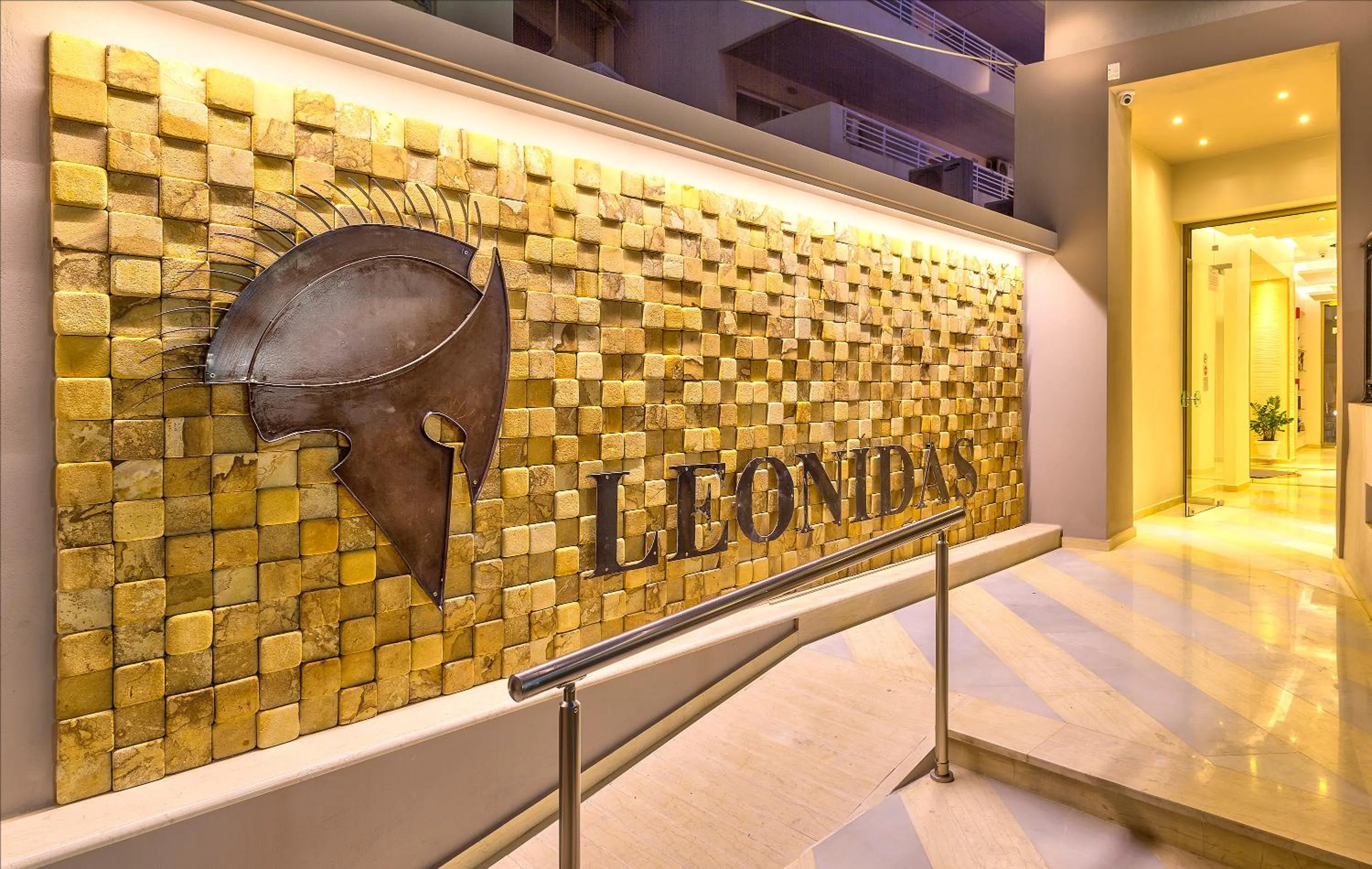 Decorative detail in Leonidas Hotel & Apartments