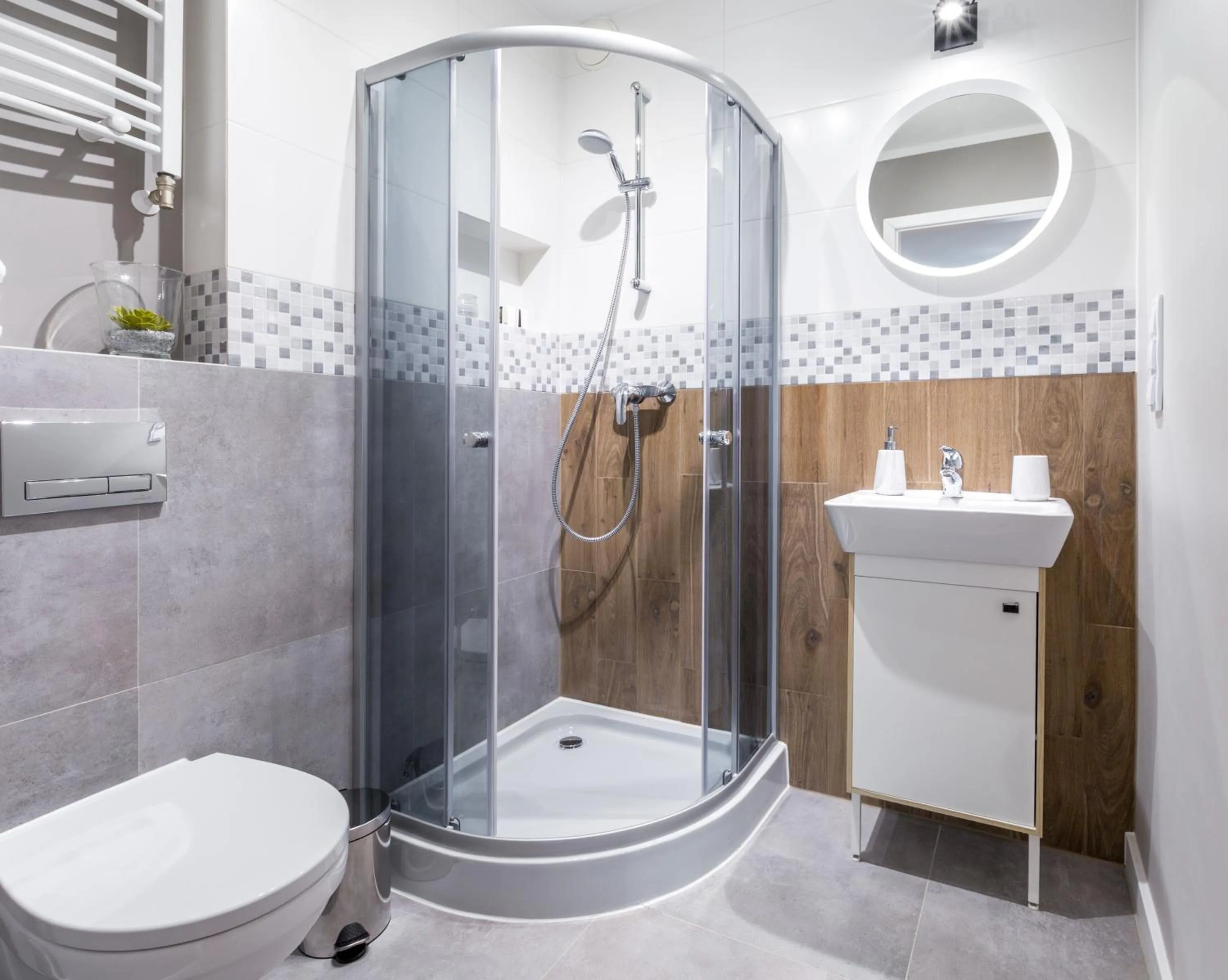 Bathroom in Friendhouse Apartments Vistula&Wawel