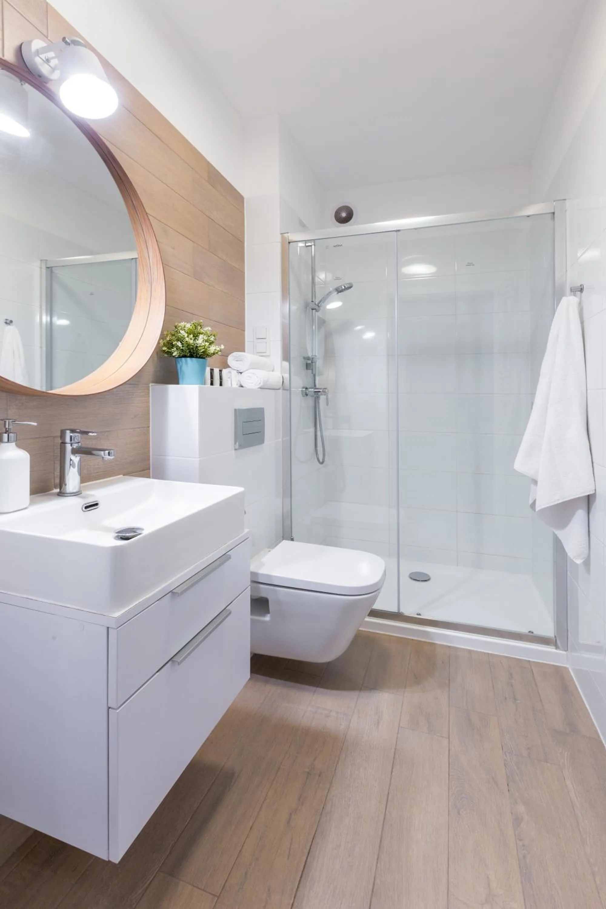 Bathroom in Friendhouse Apartments Vistula&Wawel