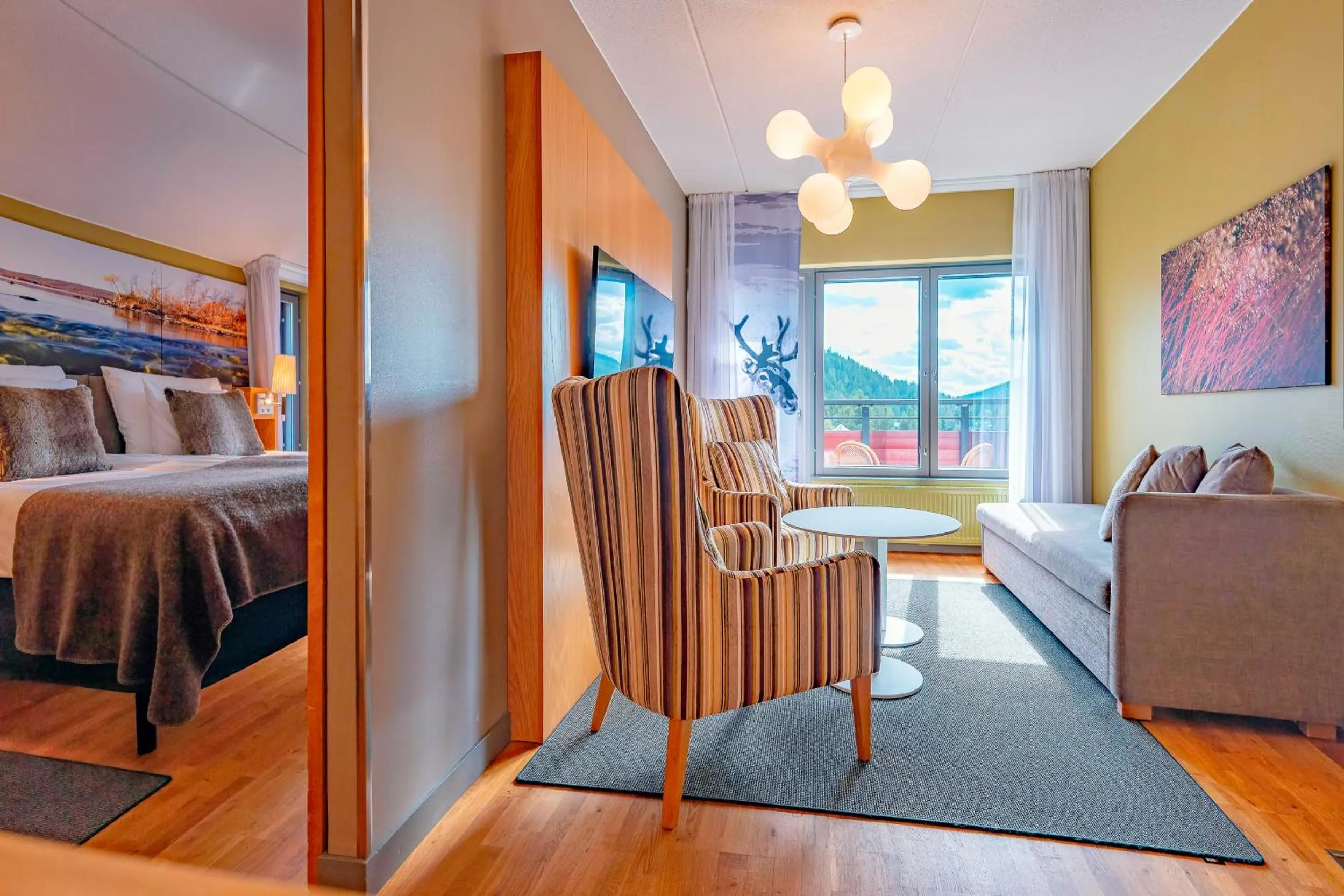 Bed in Break Sokos Hotel Levi