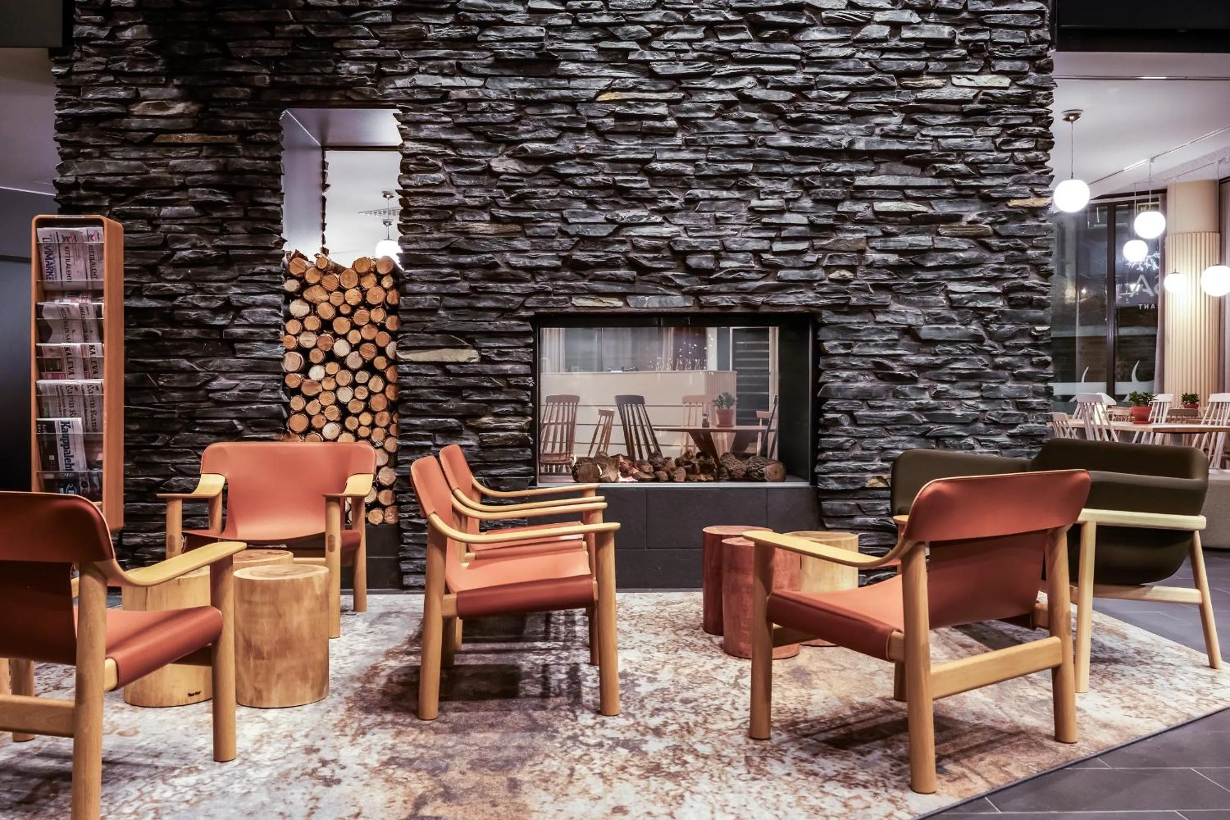 Lobby or reception in Break Sokos Hotel Levi