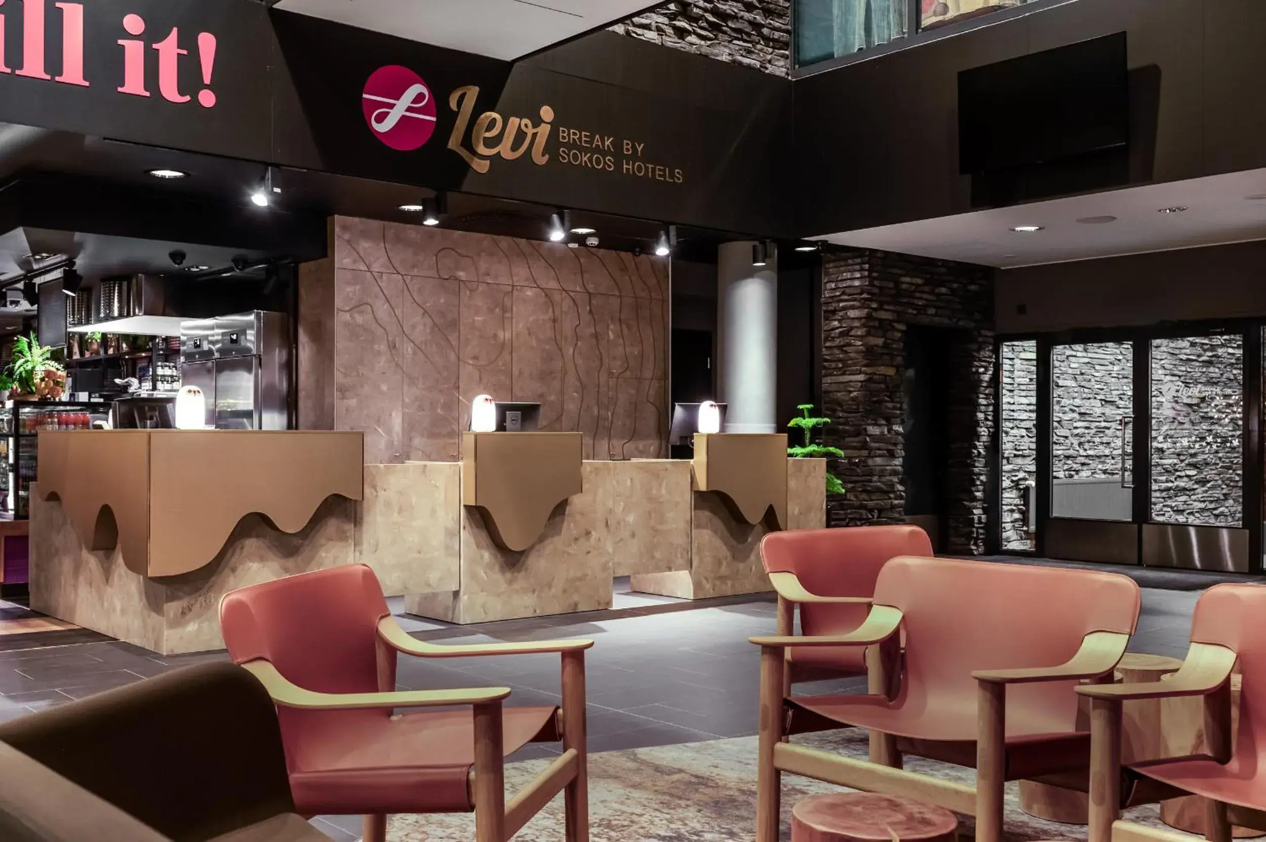 Lobby or reception in Break Sokos Hotel Levi Lobby or reception in Break Sokos Hotel Levi