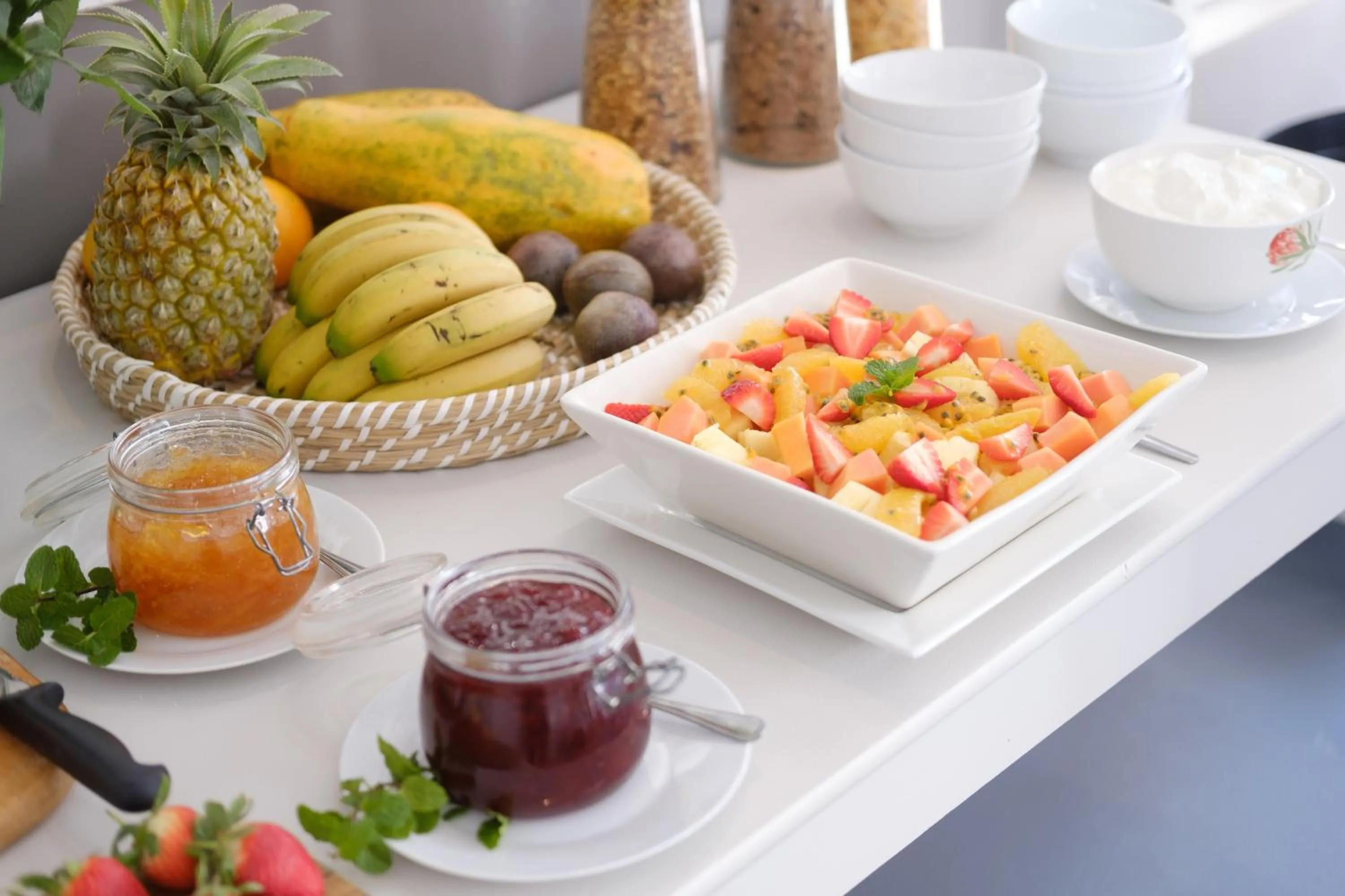 Continental breakfast in Constantia White Lodge Guest House