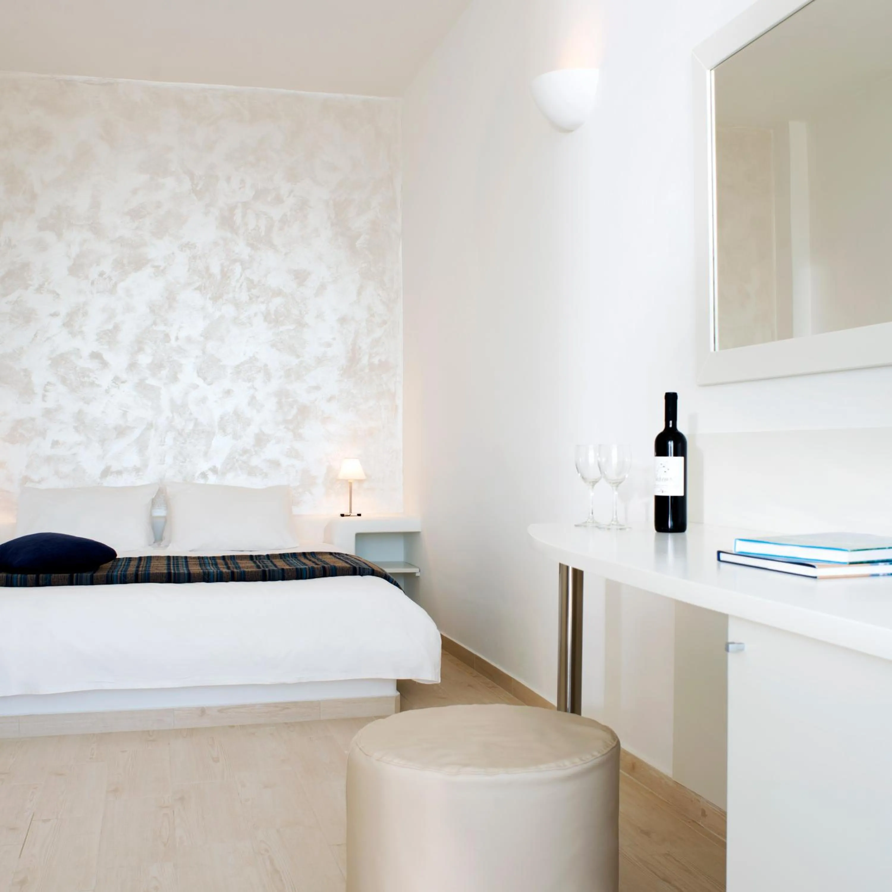 Seating area, Bed in Tzekos Villas