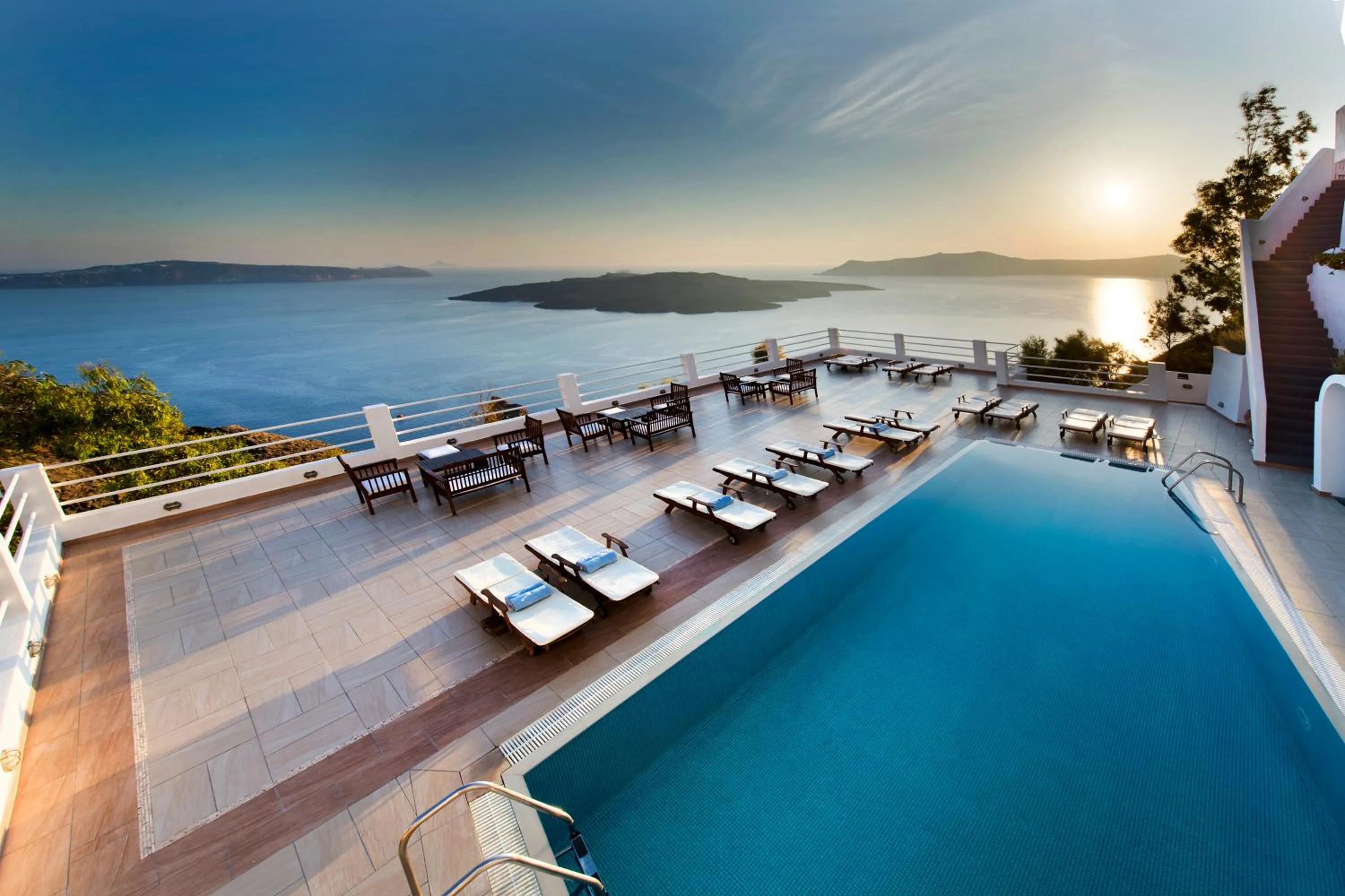 Swimming pool in Tzekos Villas