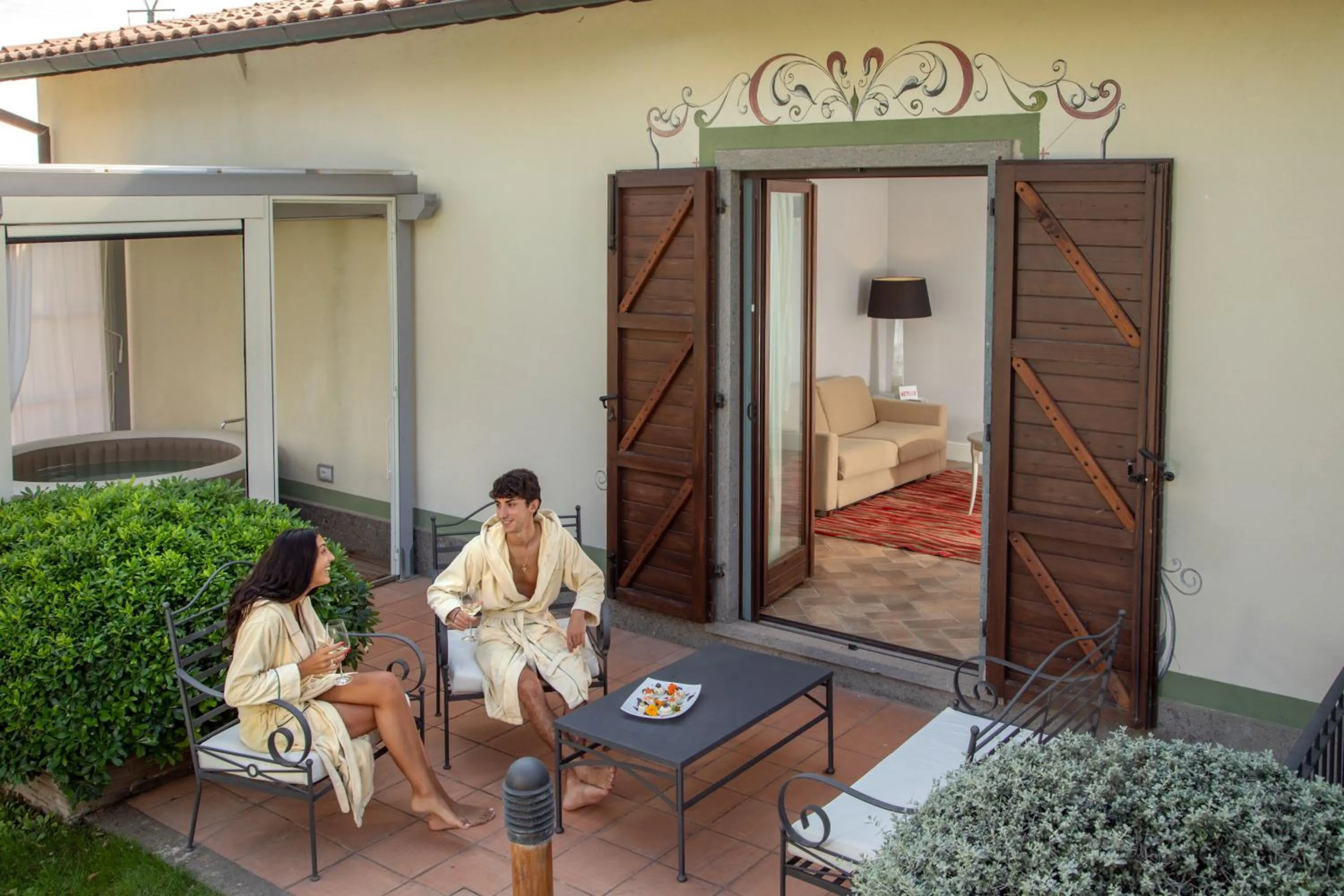 Patio in Alla Corte Delle Terme Resort