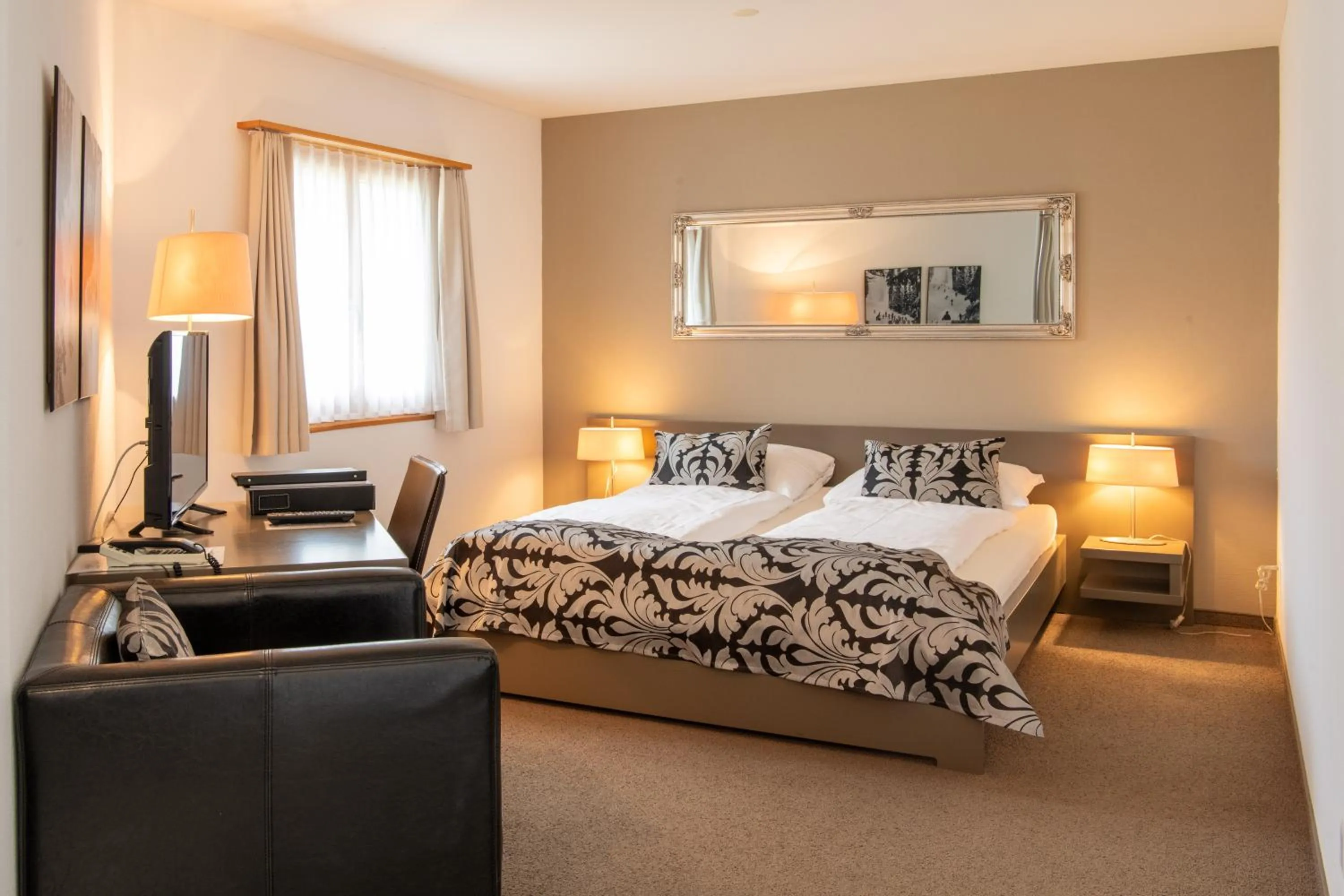 Bed in Hotel Allegra