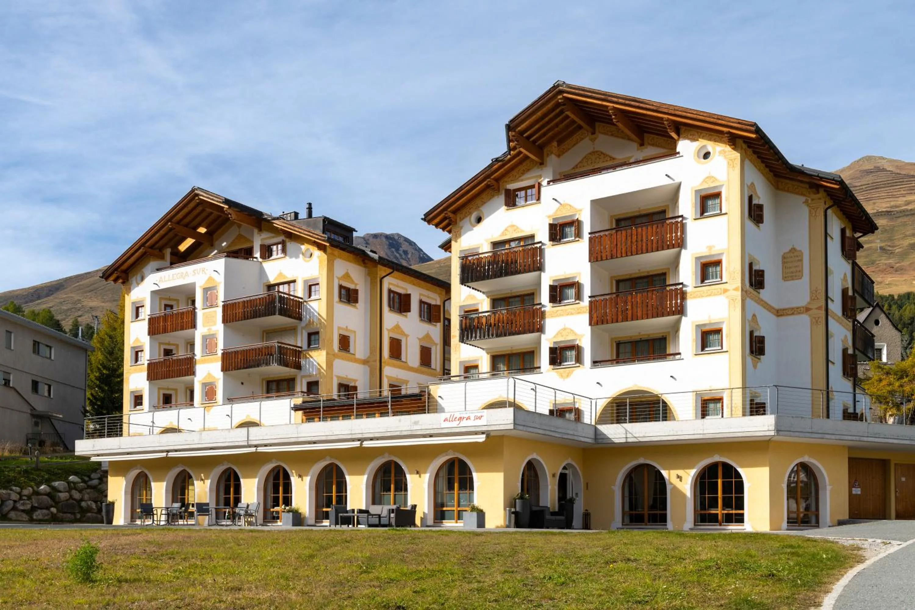 Property building in Hotel Allegra