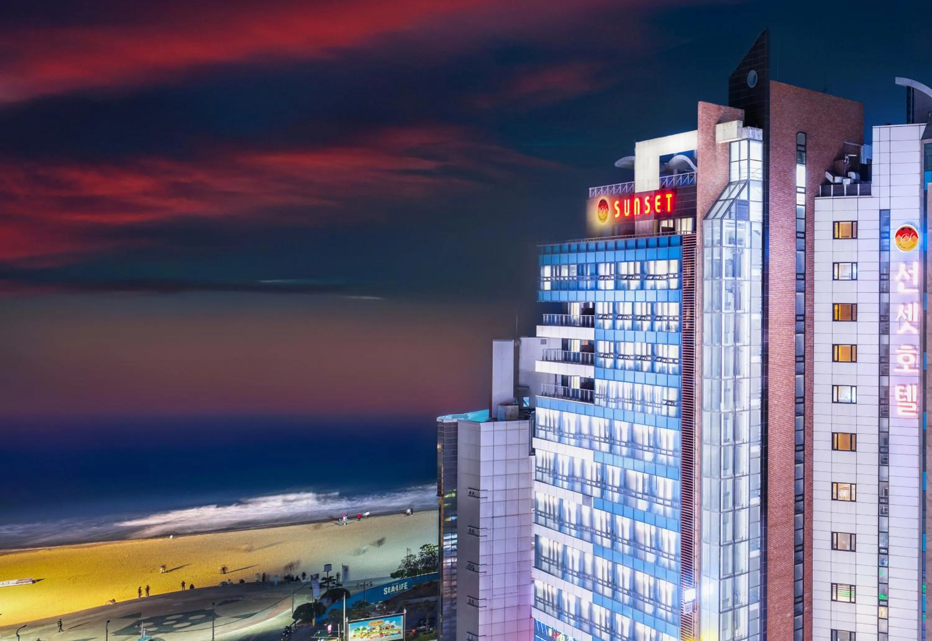 Property building in Sunset Hotel