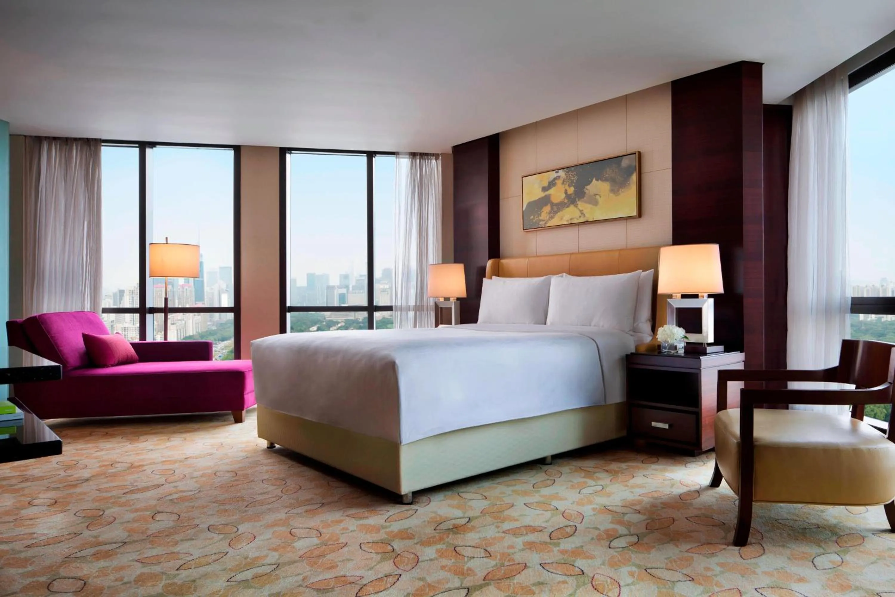 Photo of the whole room, Bed in JW Marriott Hotel Shenzhen