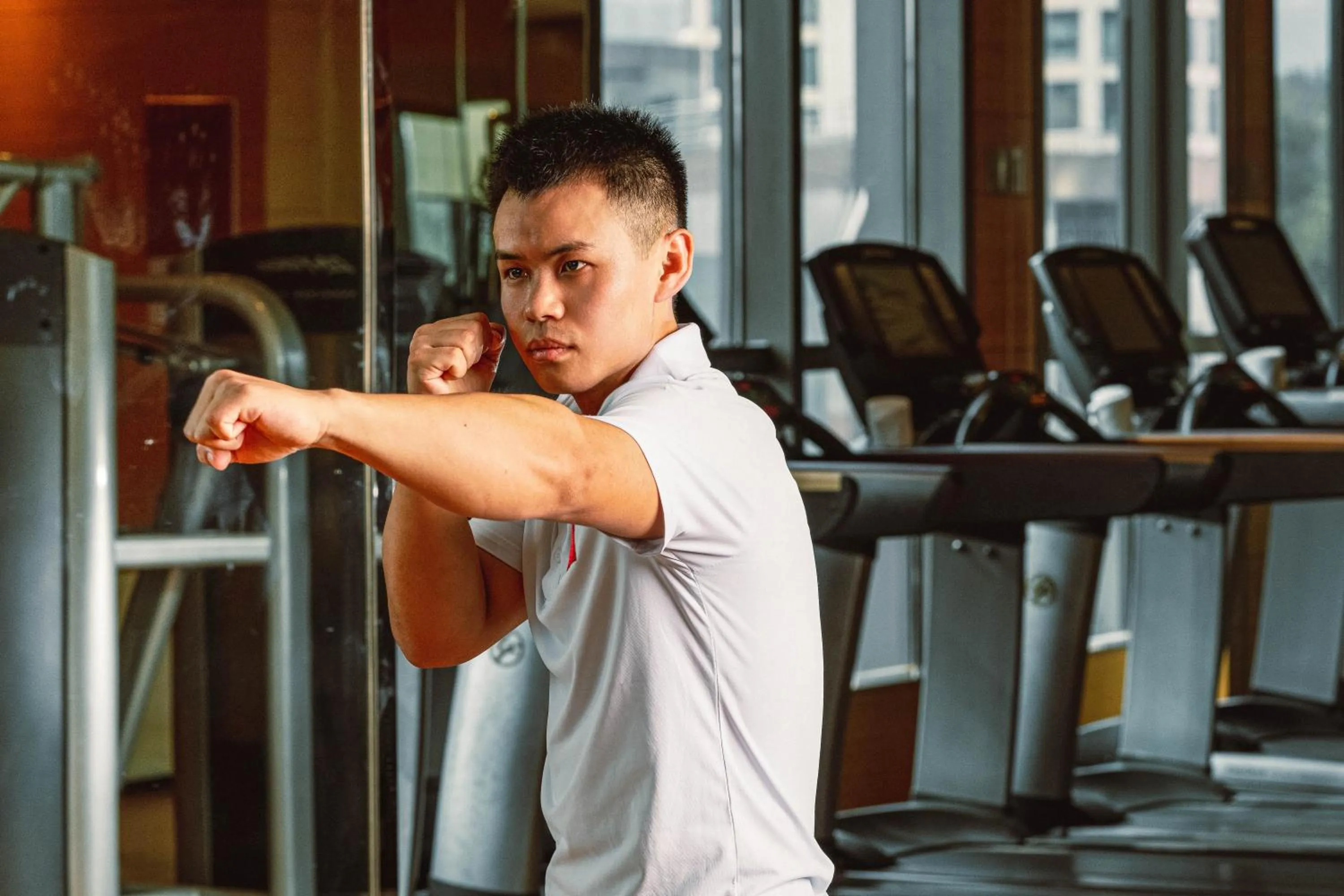 Fitness centre/facilities in JW Marriott Hotel Shenzhen