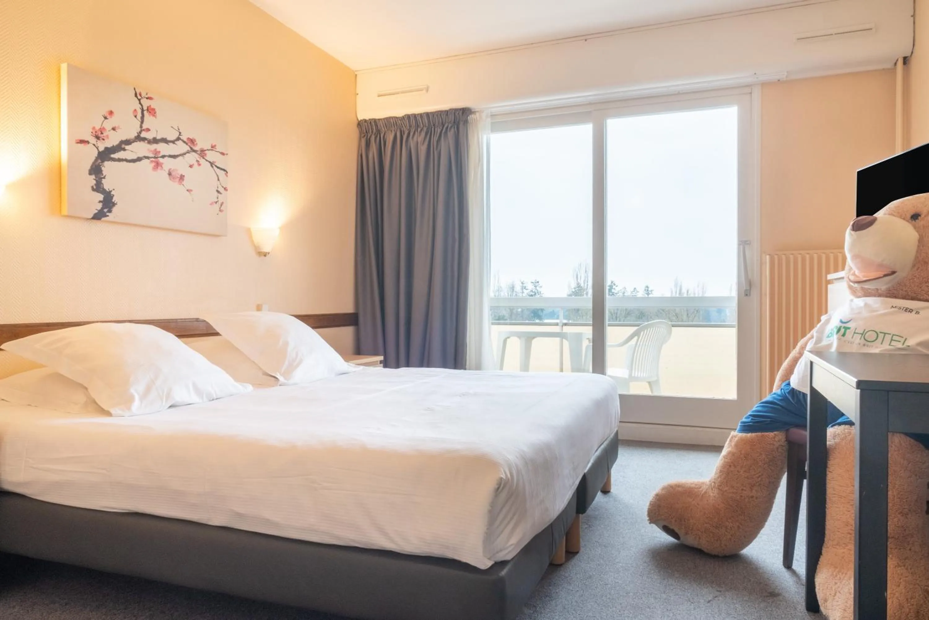 Photo of the whole room, Bed in Brit Hotel Le Parc Vichy