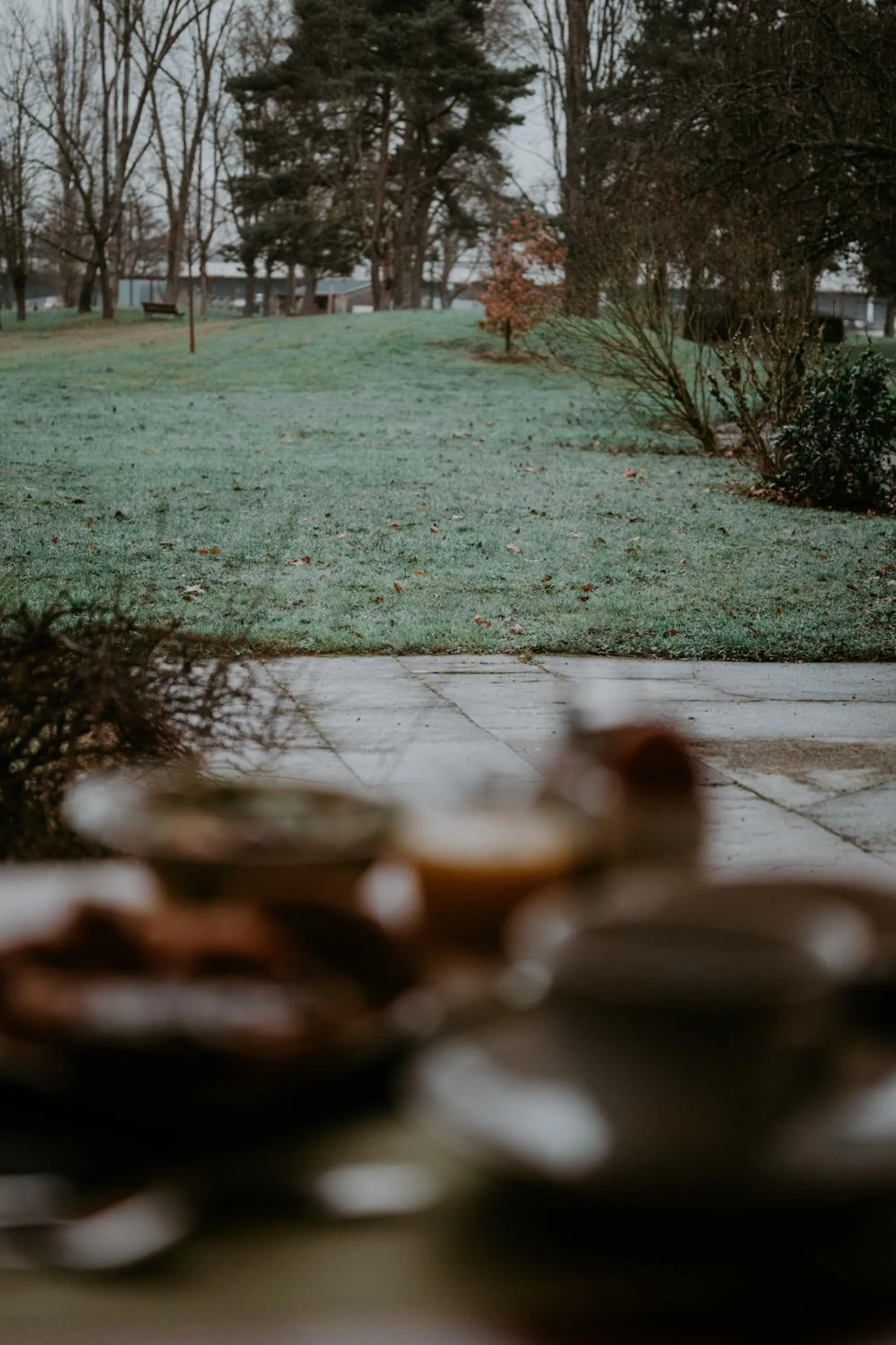 Patio in Brit Hotel Le Parc Vichy