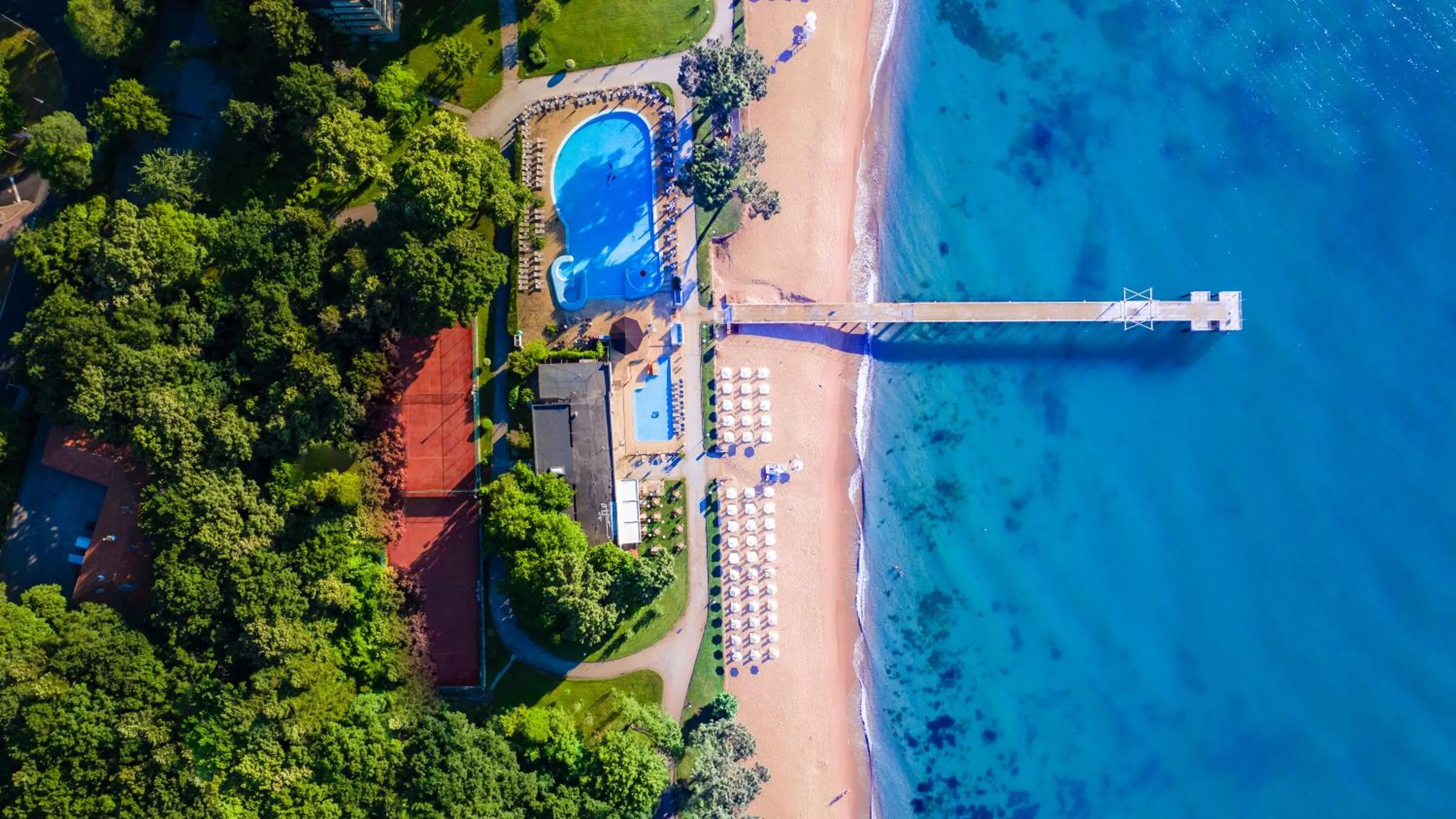 Beach in HVD Lotos Hotel - Private Beach & Free Parking