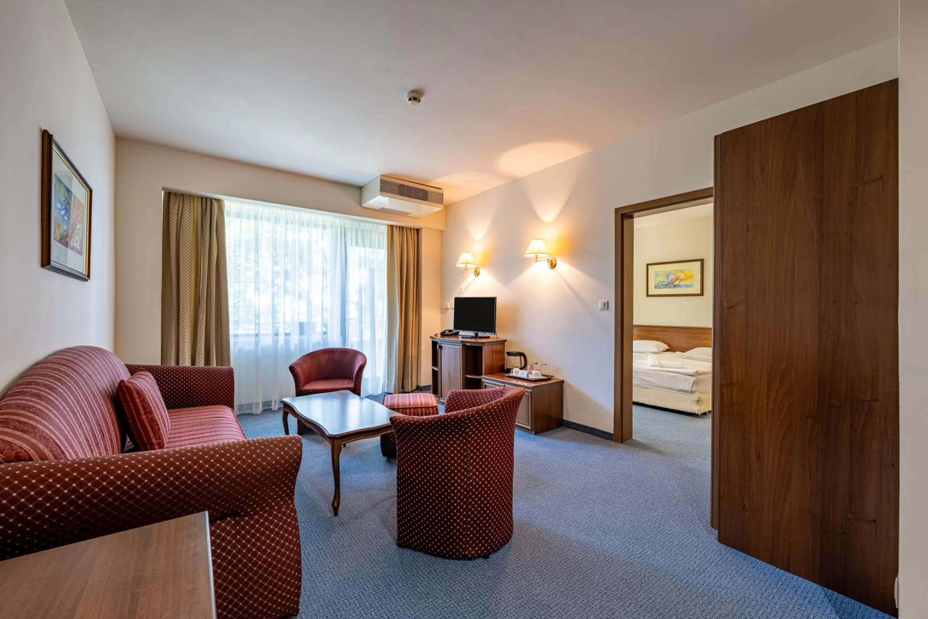 Living room in HVD Lotos Hotel - Private Beach & Free Parking