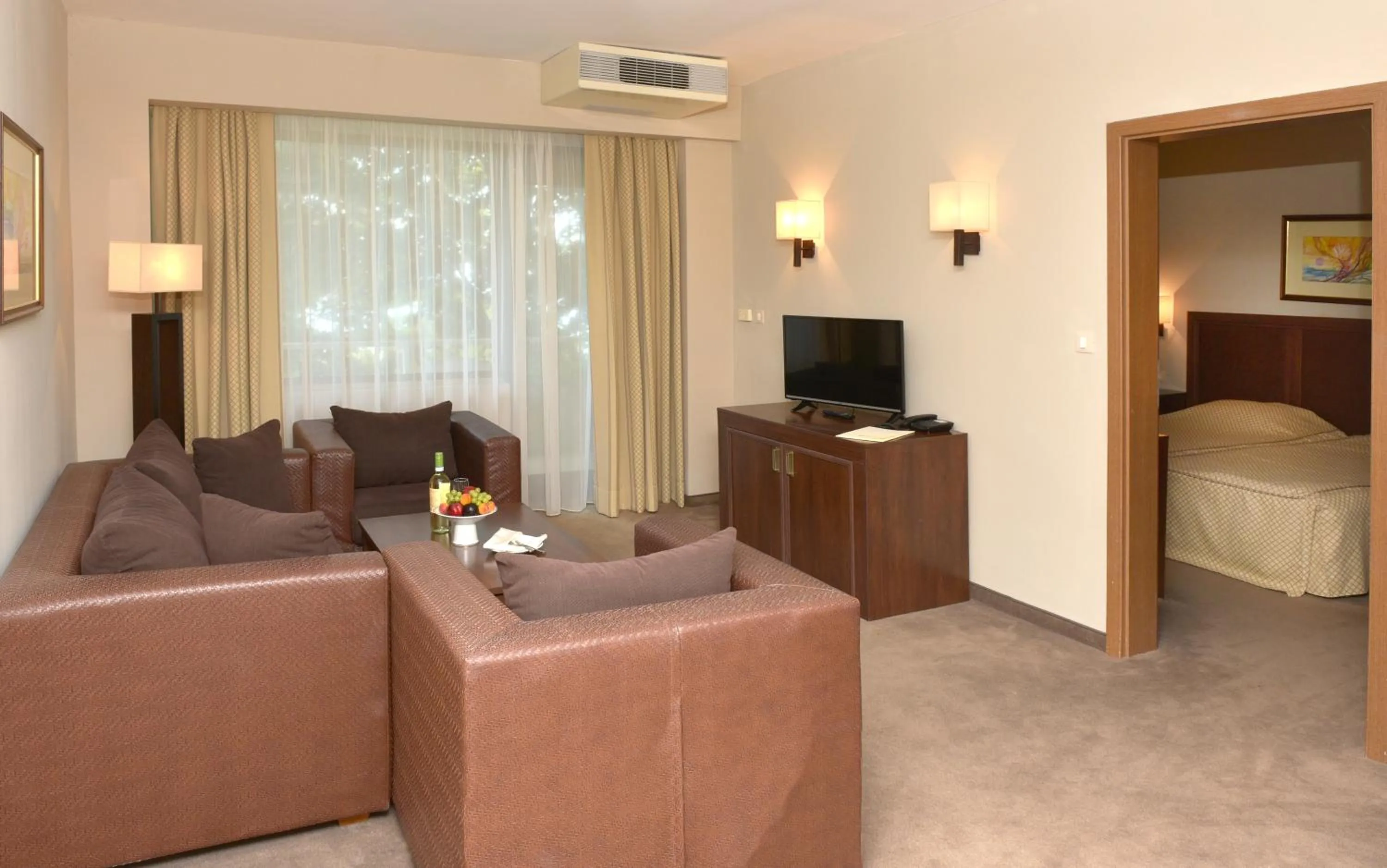 Seating area in HVD Lotos Hotel