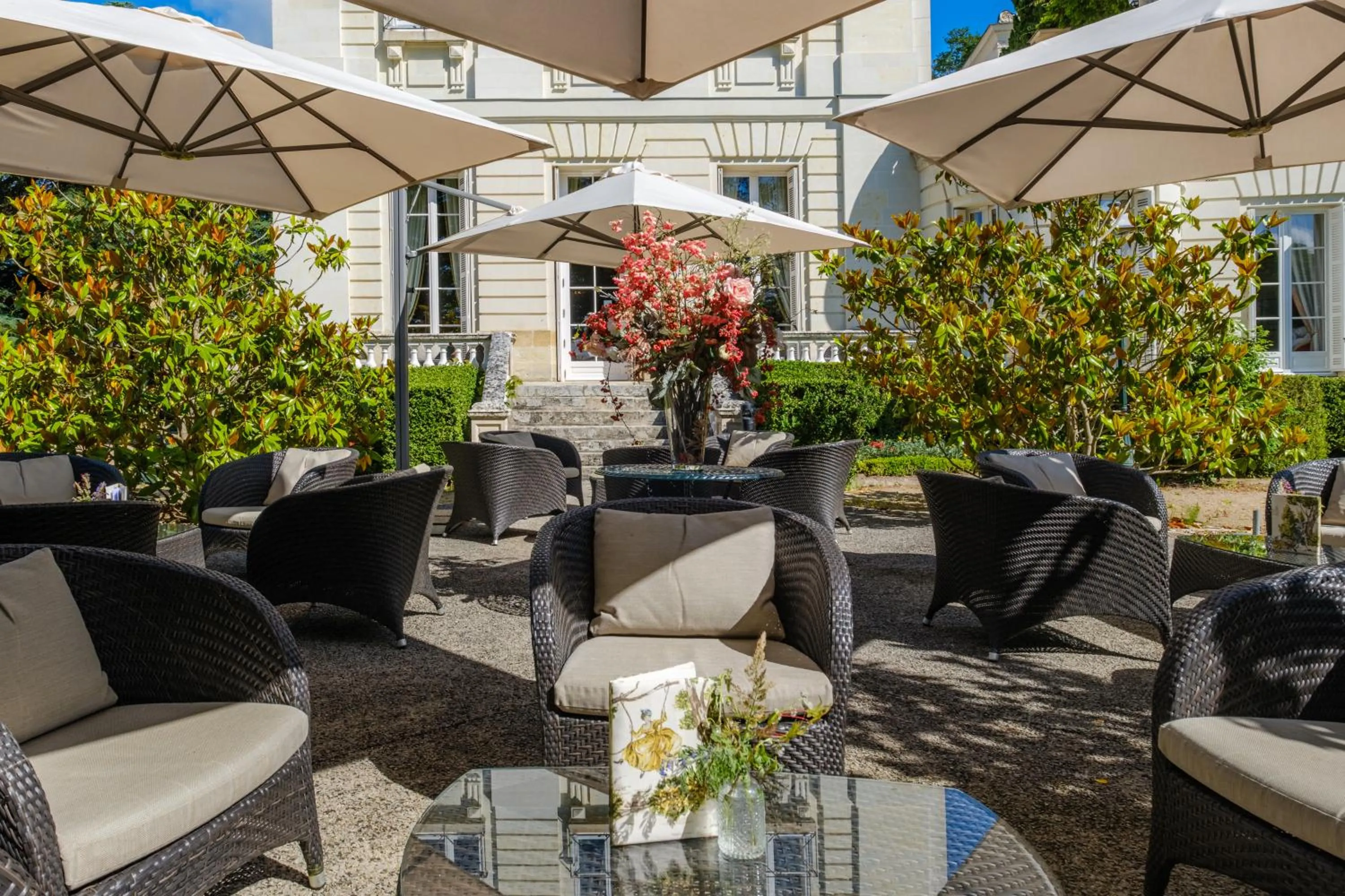 Patio in Chateau De Rochecotte