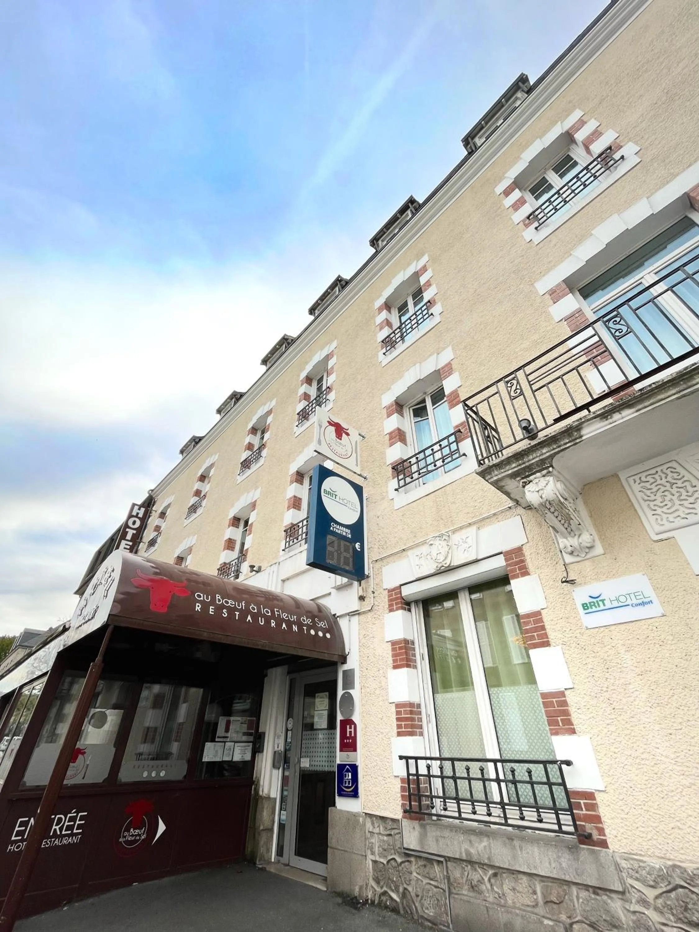Property building in Brit Hotel Confort Auclair