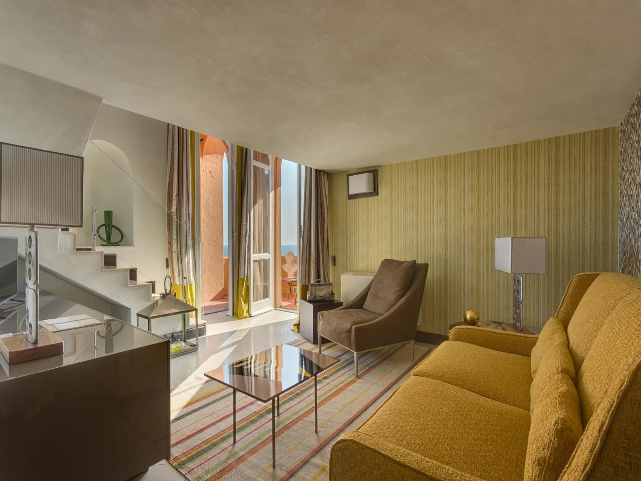 Living room in Hotel Punta Tragara