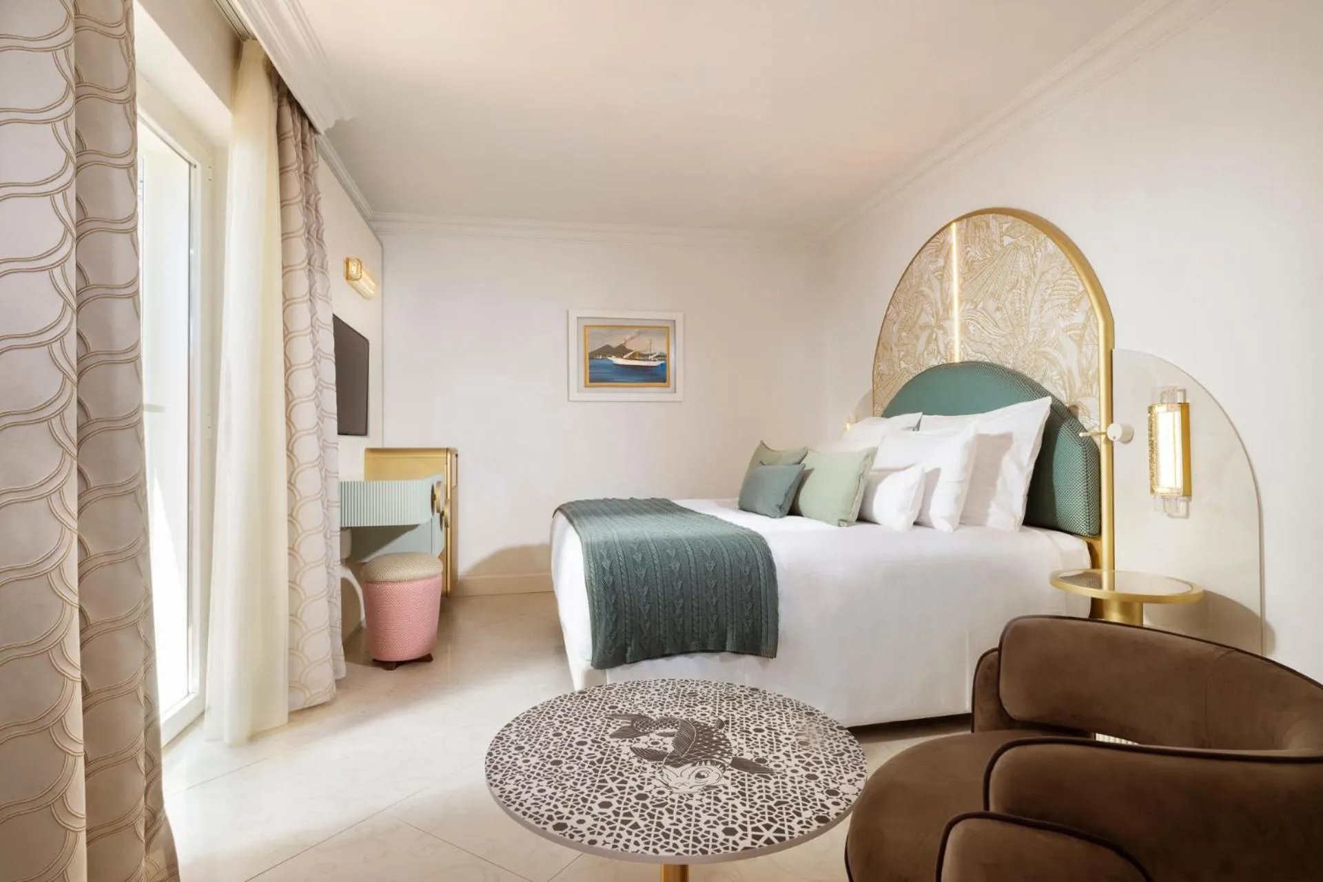 Bed in Hotel Punta Tragara