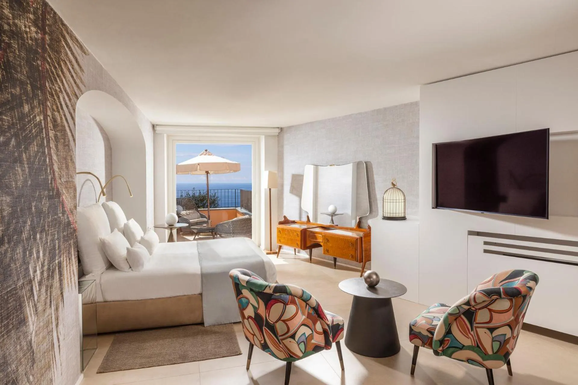 Bed in Hotel Punta Tragara