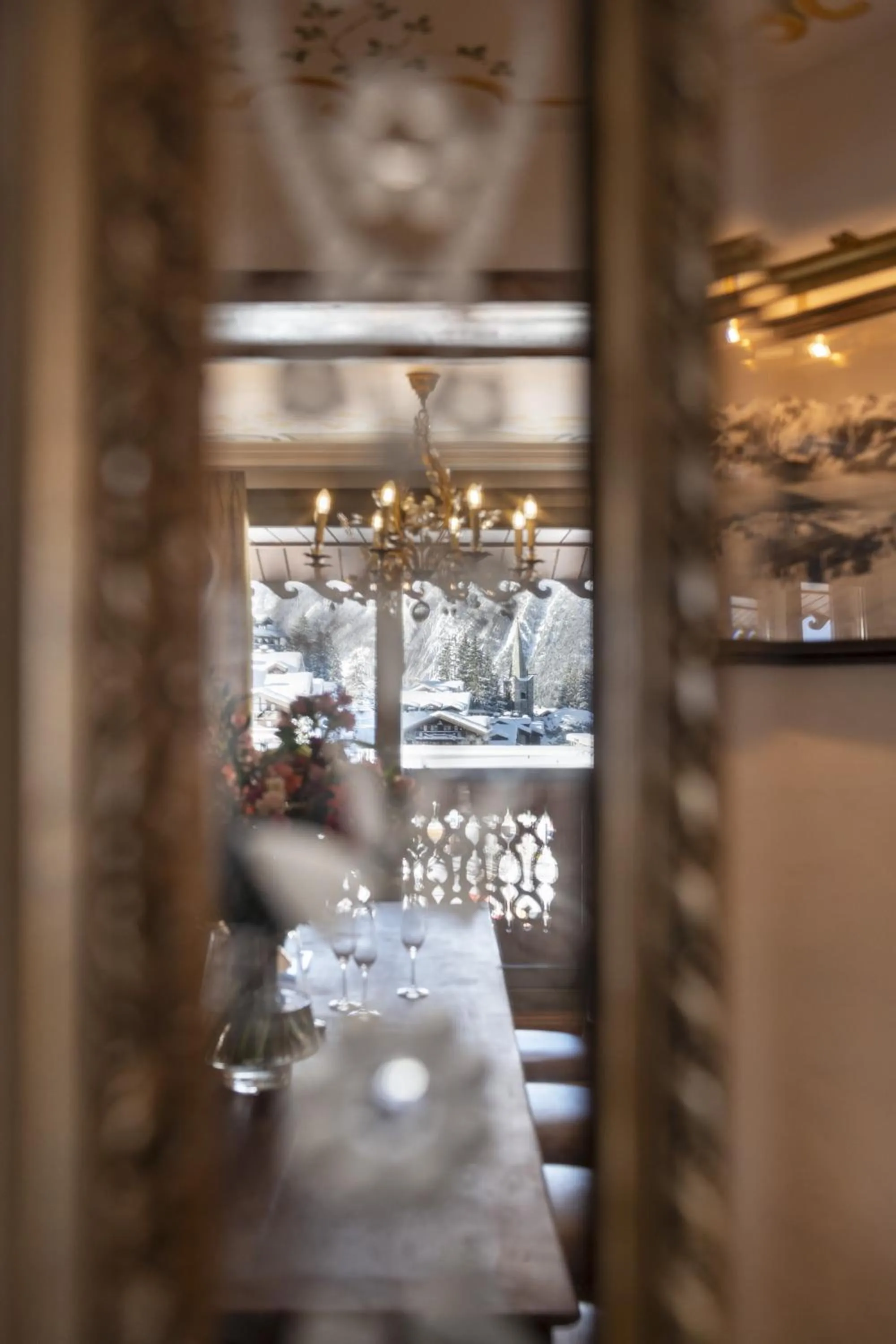 Decorative detail in Hôtel de la Loze