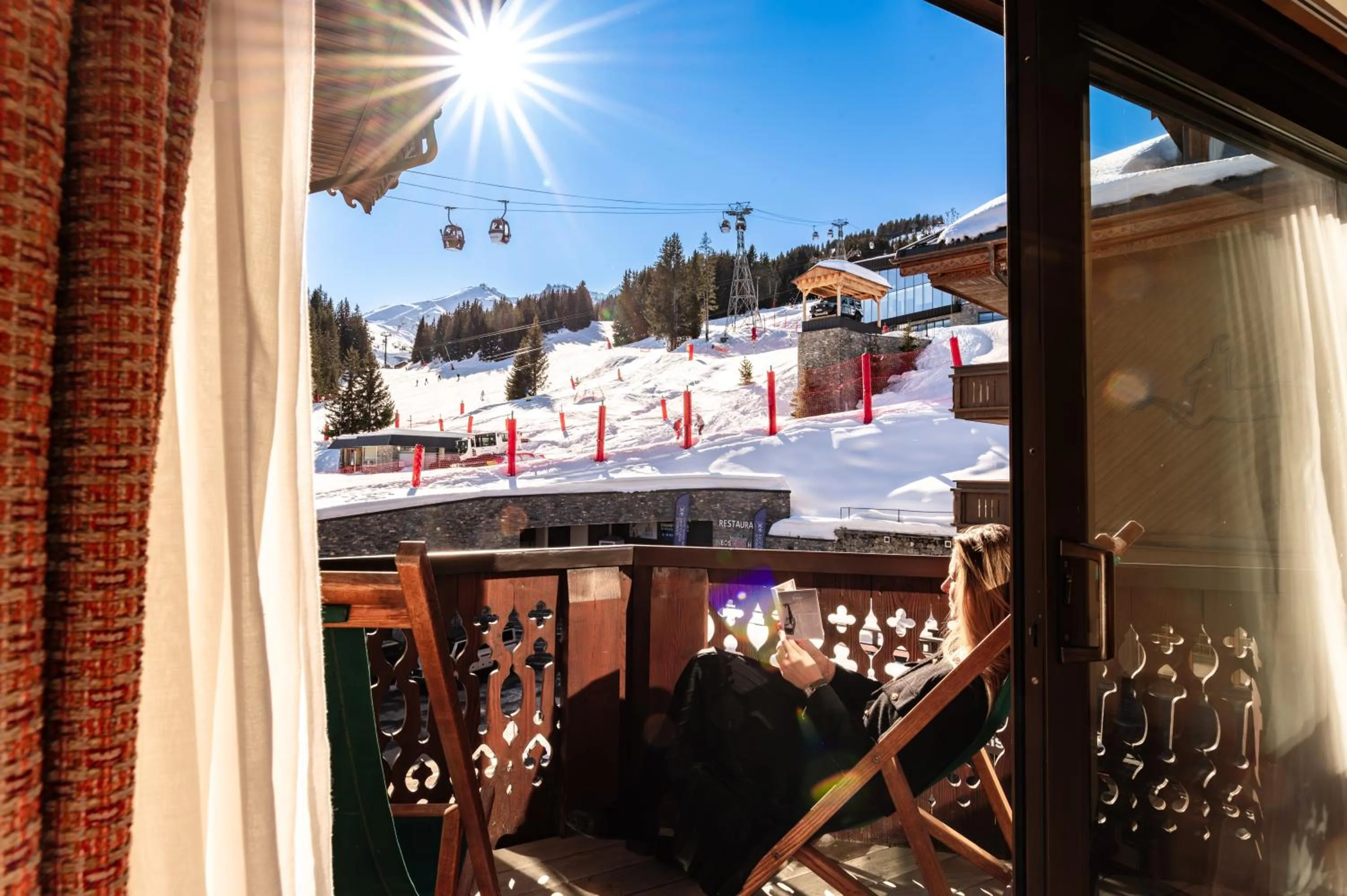 View (from property/room) in Hôtel de la Loze