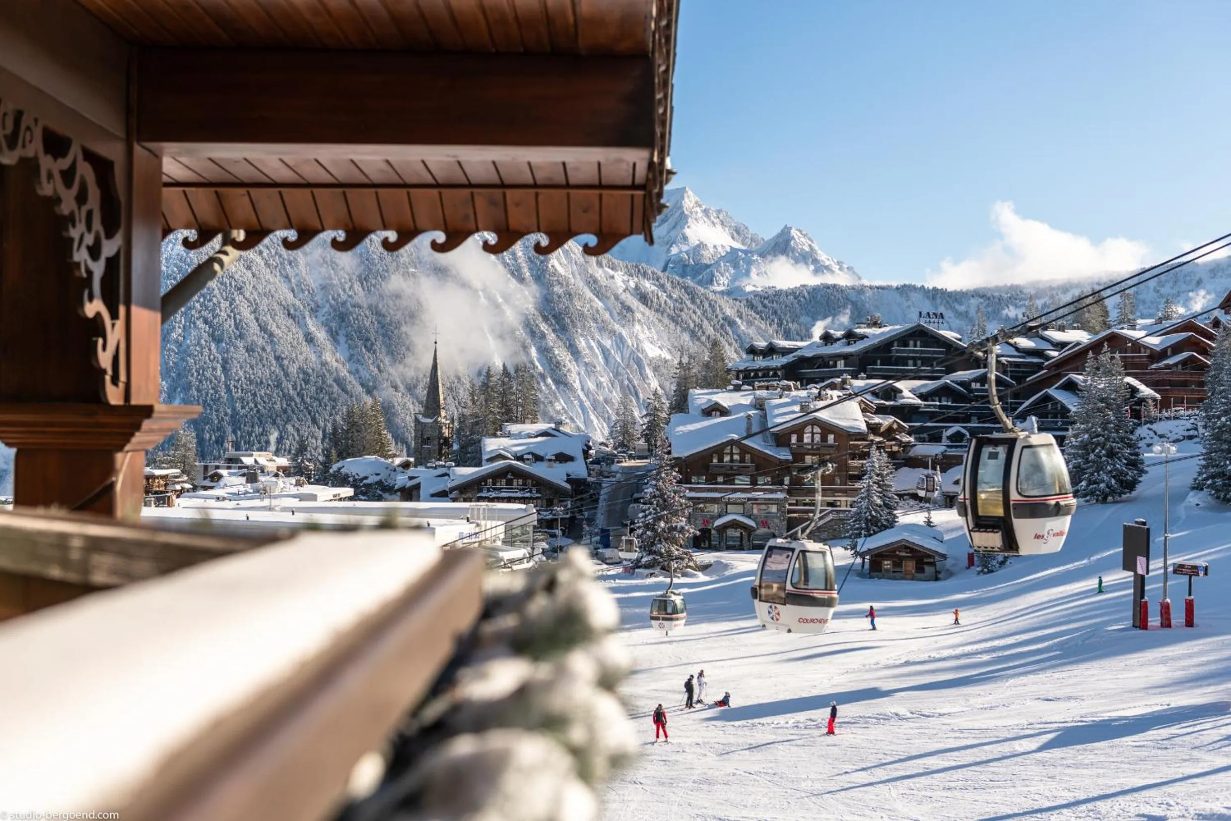 Mountain view in Hôtel de la Loze