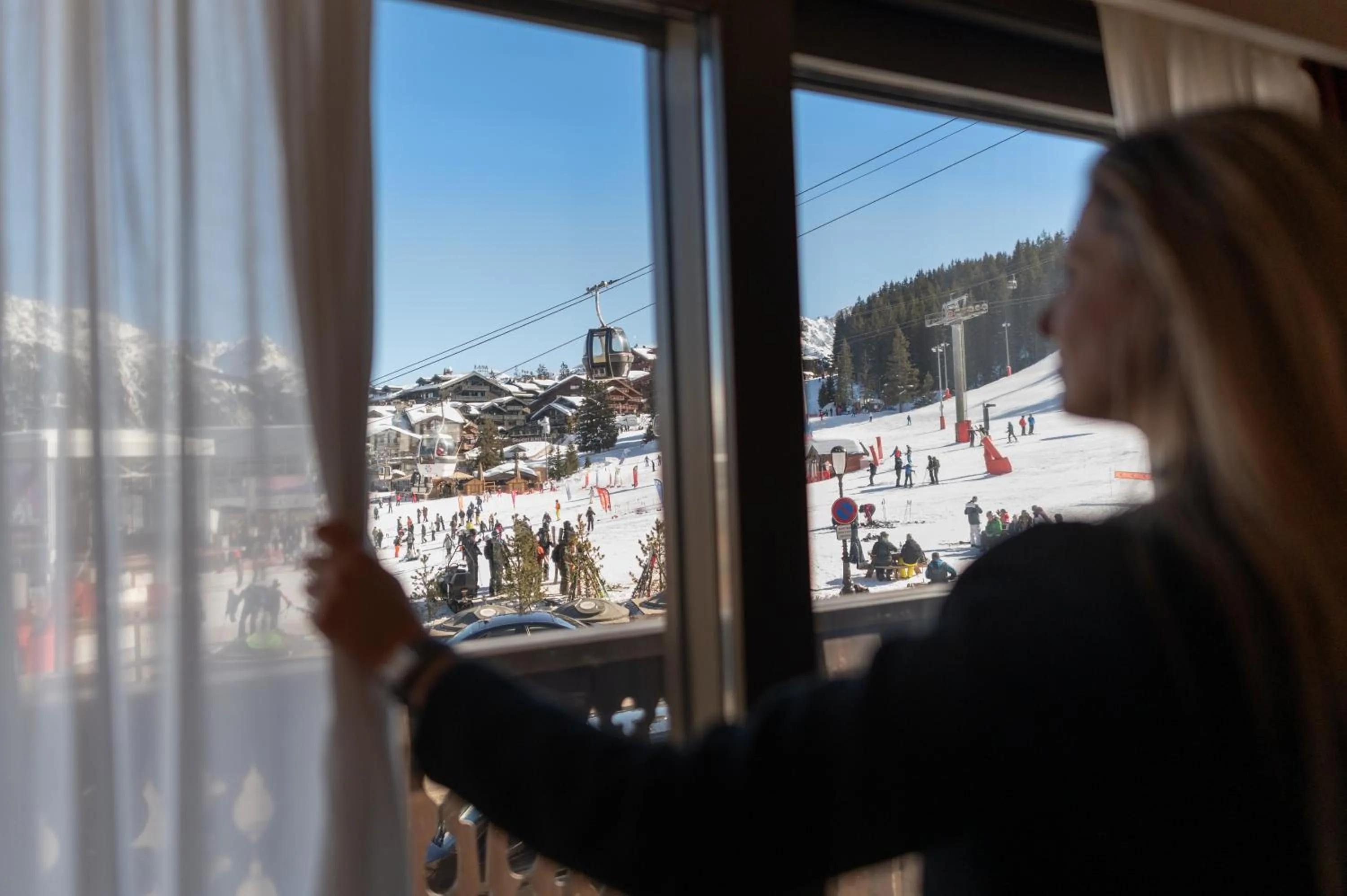 Mountain view in Hôtel de la Loze