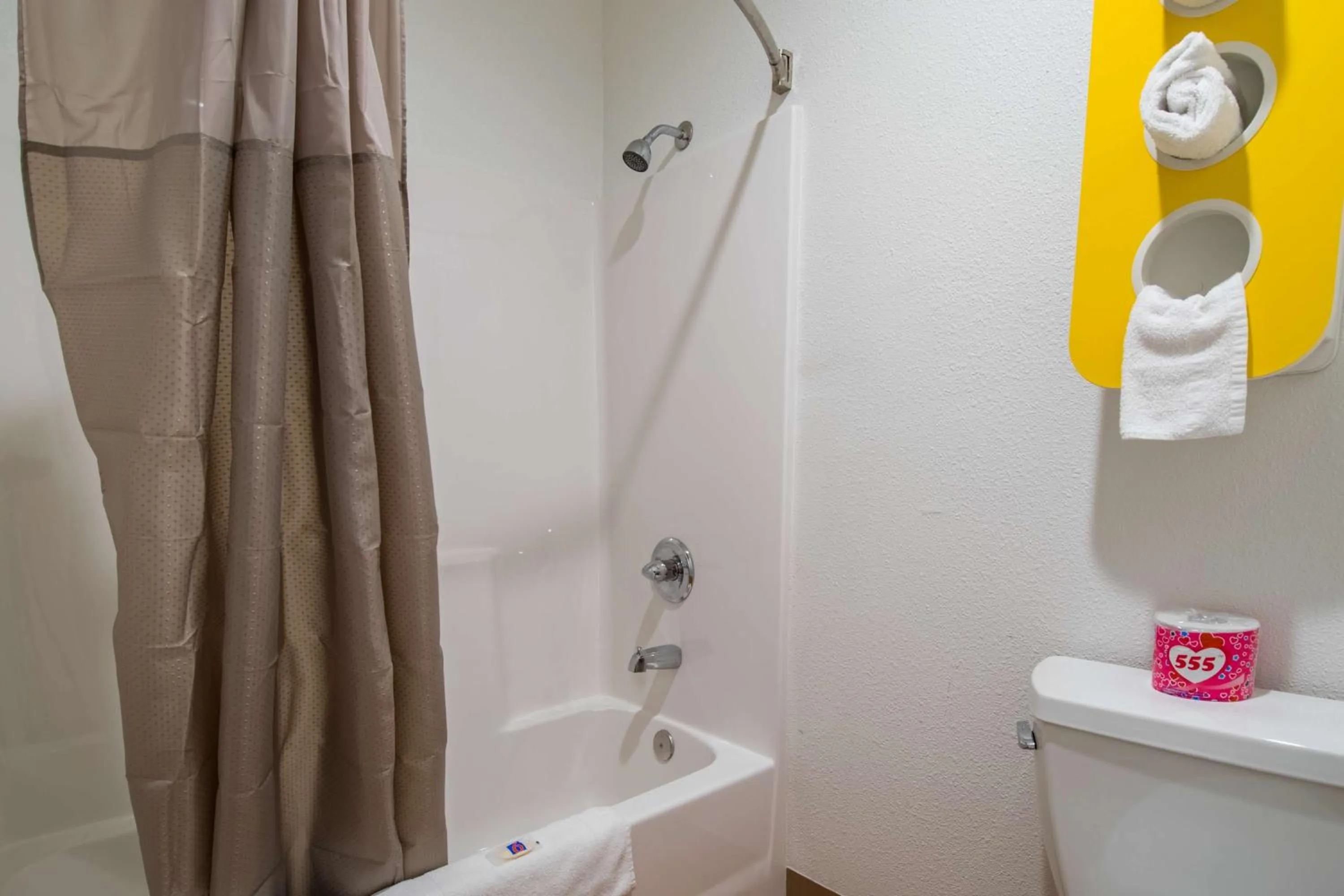 Shower in Motel 6-San Bernardino, CA - Downtown