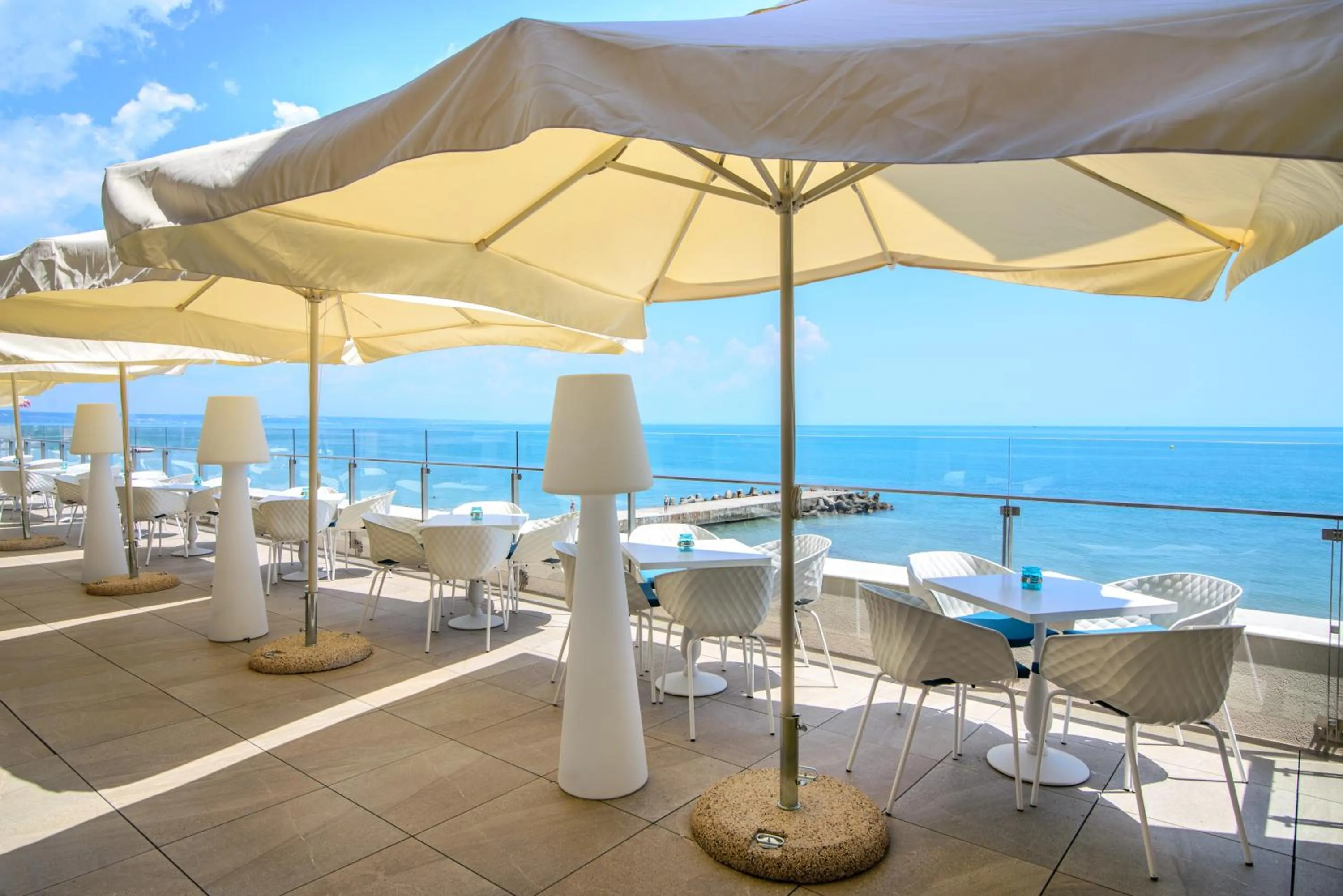 Balcony/Terrace in HVD Nympha Hotel - Adults Only - Private Beach & Free Parking