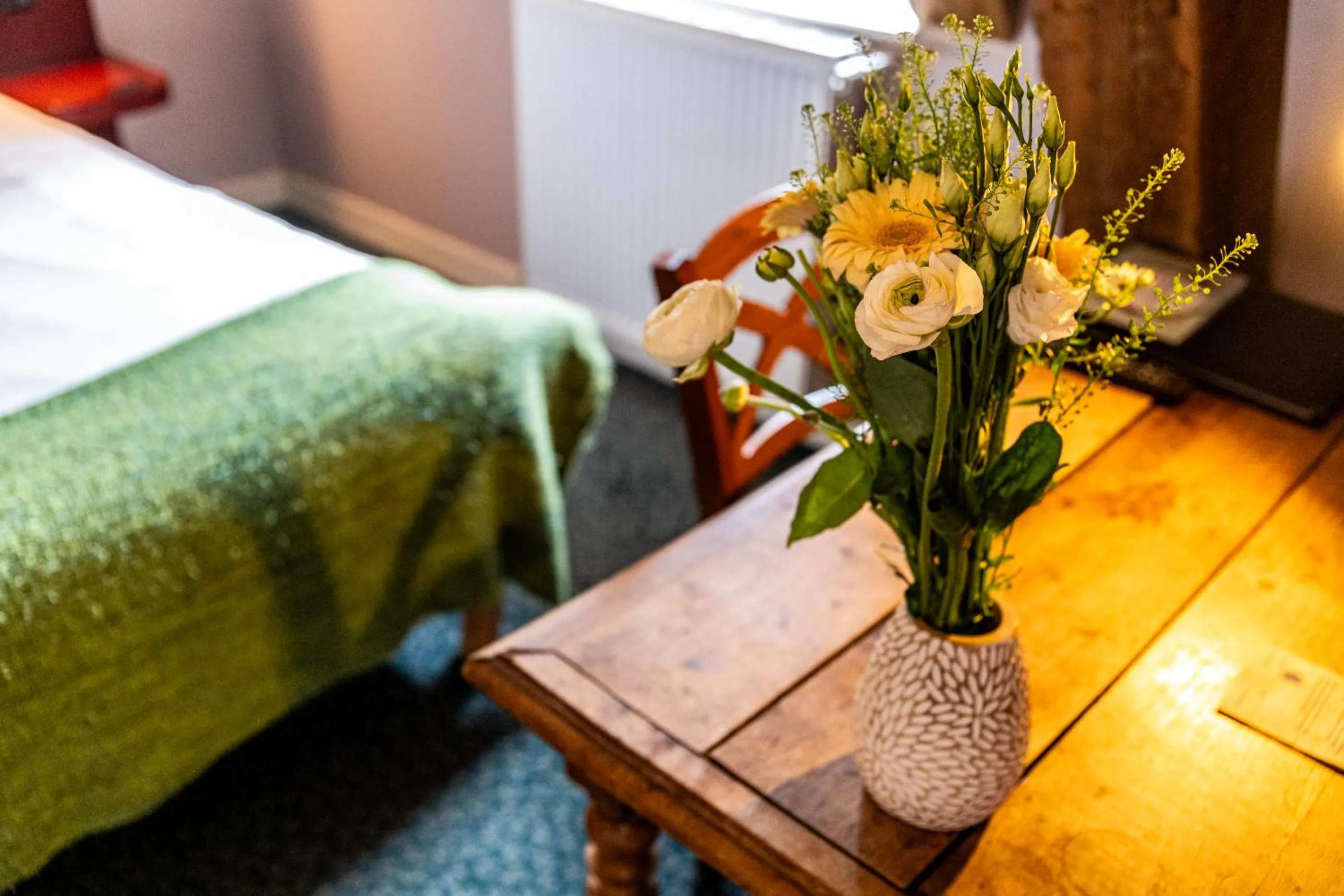 Decorative detail, Bed in Hotel Relais De La Cote D'or