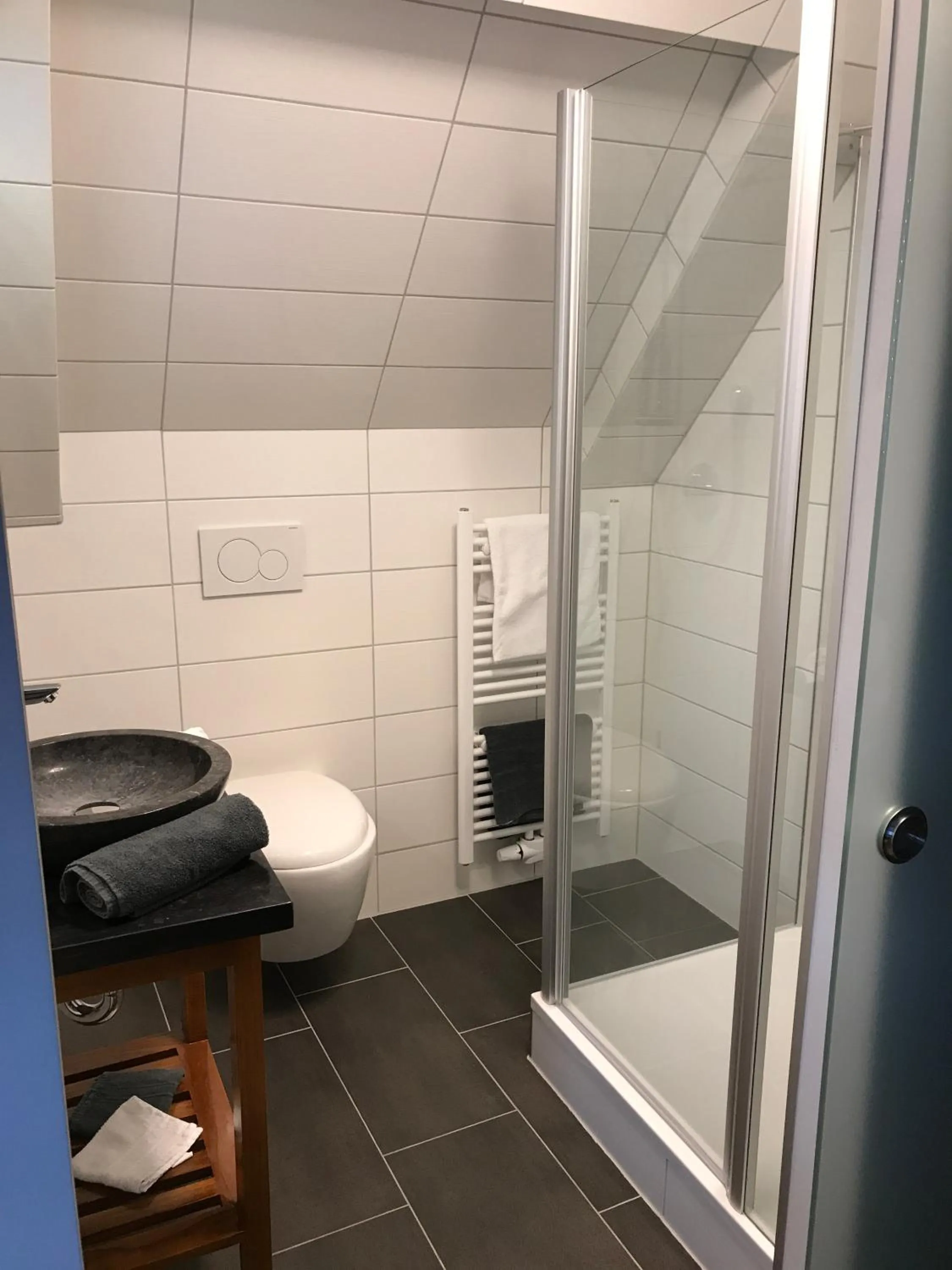 Bathroom in Hotel & Restaurant Adler Ittendorf - 24h Self-CheckIn