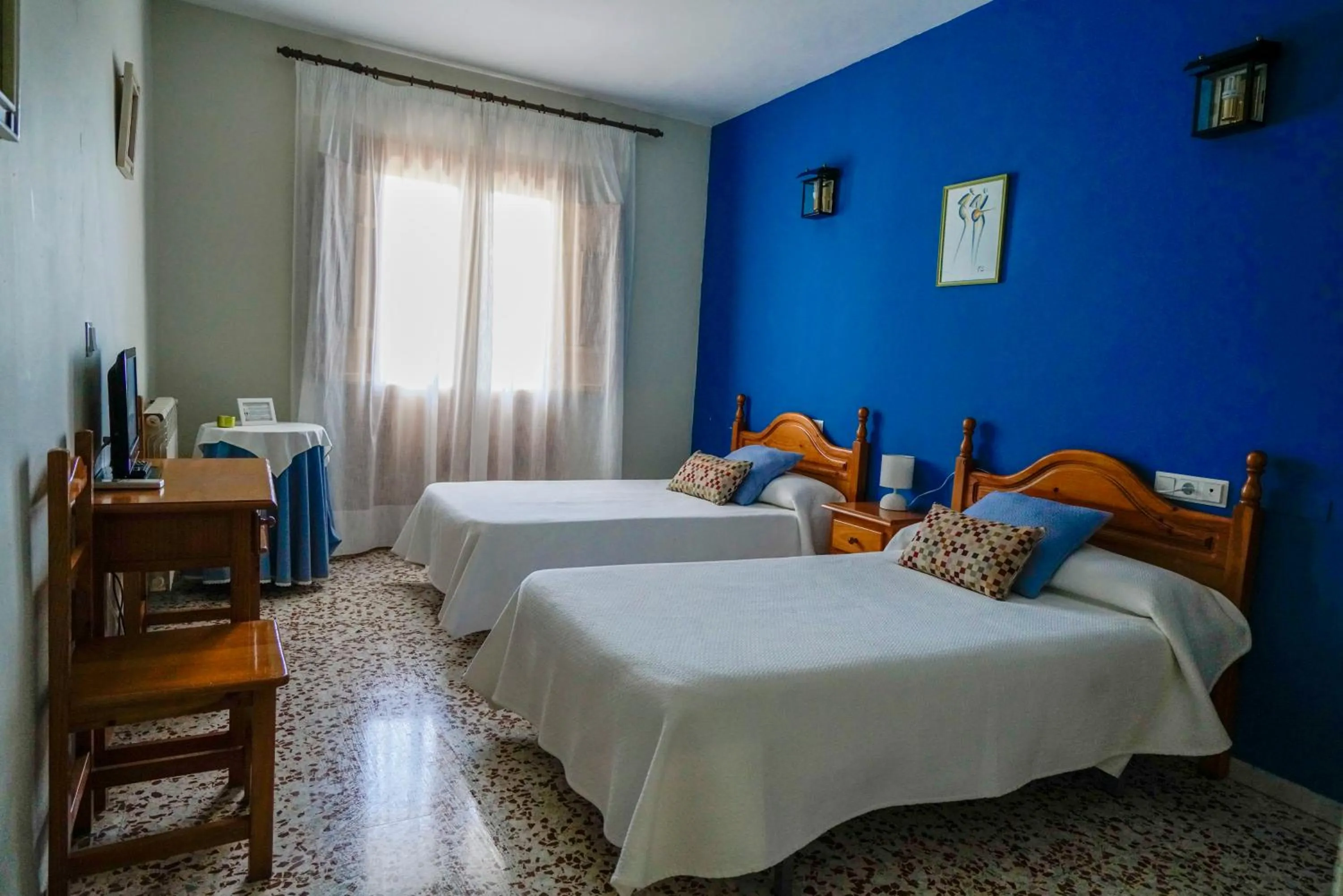 Bed in Hotel Rural Familiar Almirez-Alpujarra