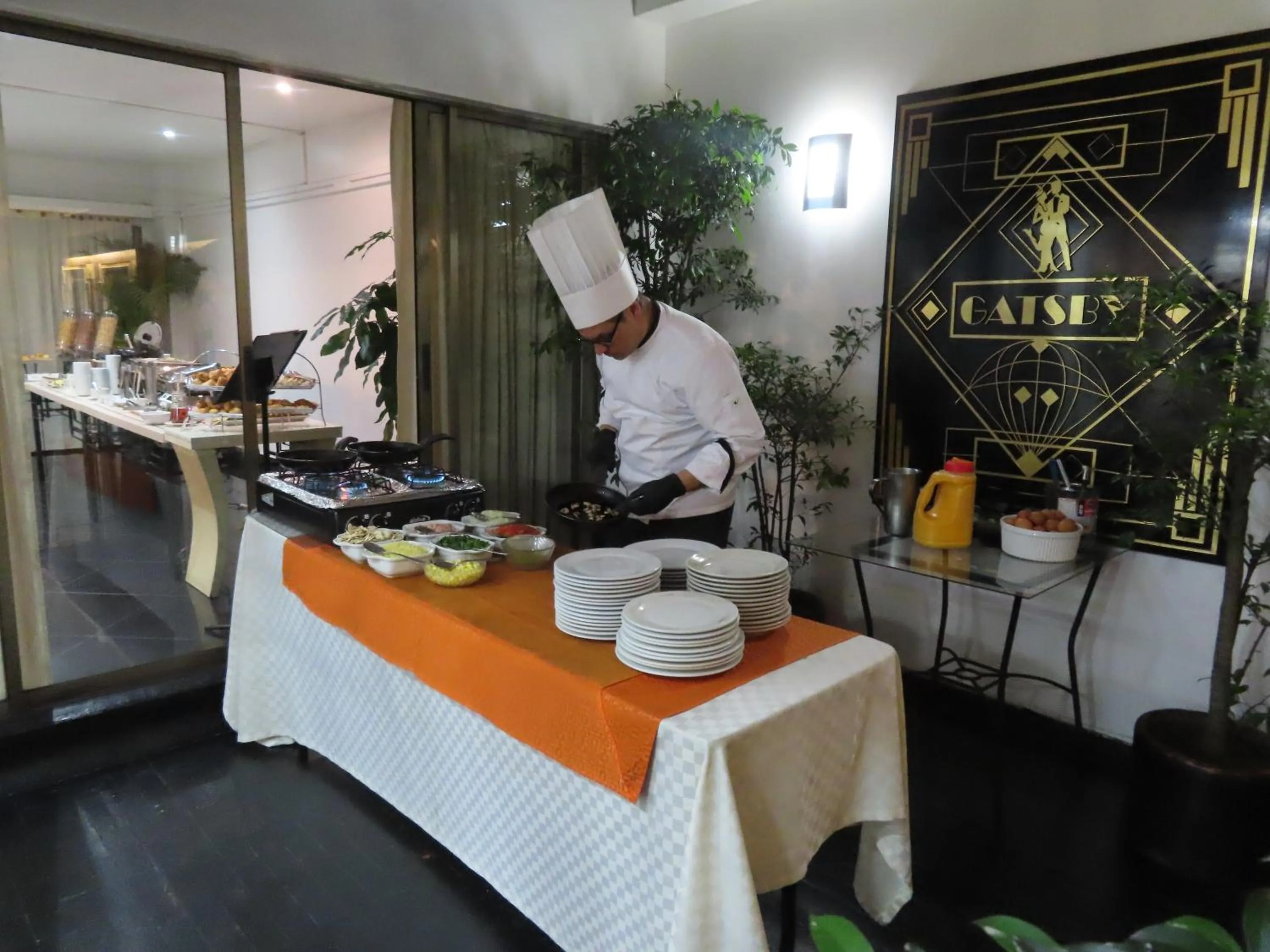 Buffet breakfast in Lancaster House