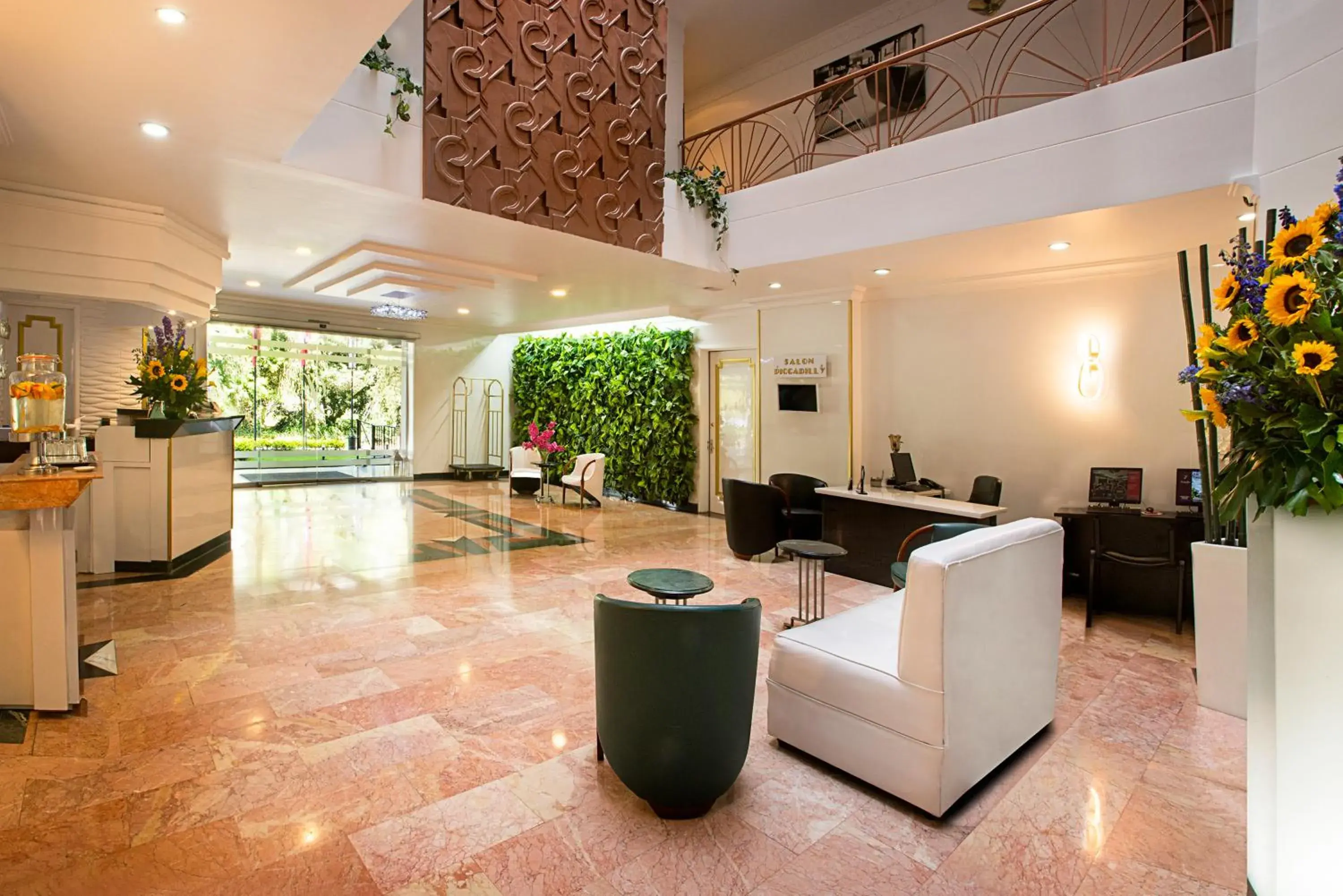 Lobby or reception in Lancaster House Lobby or reception in Lancaster House