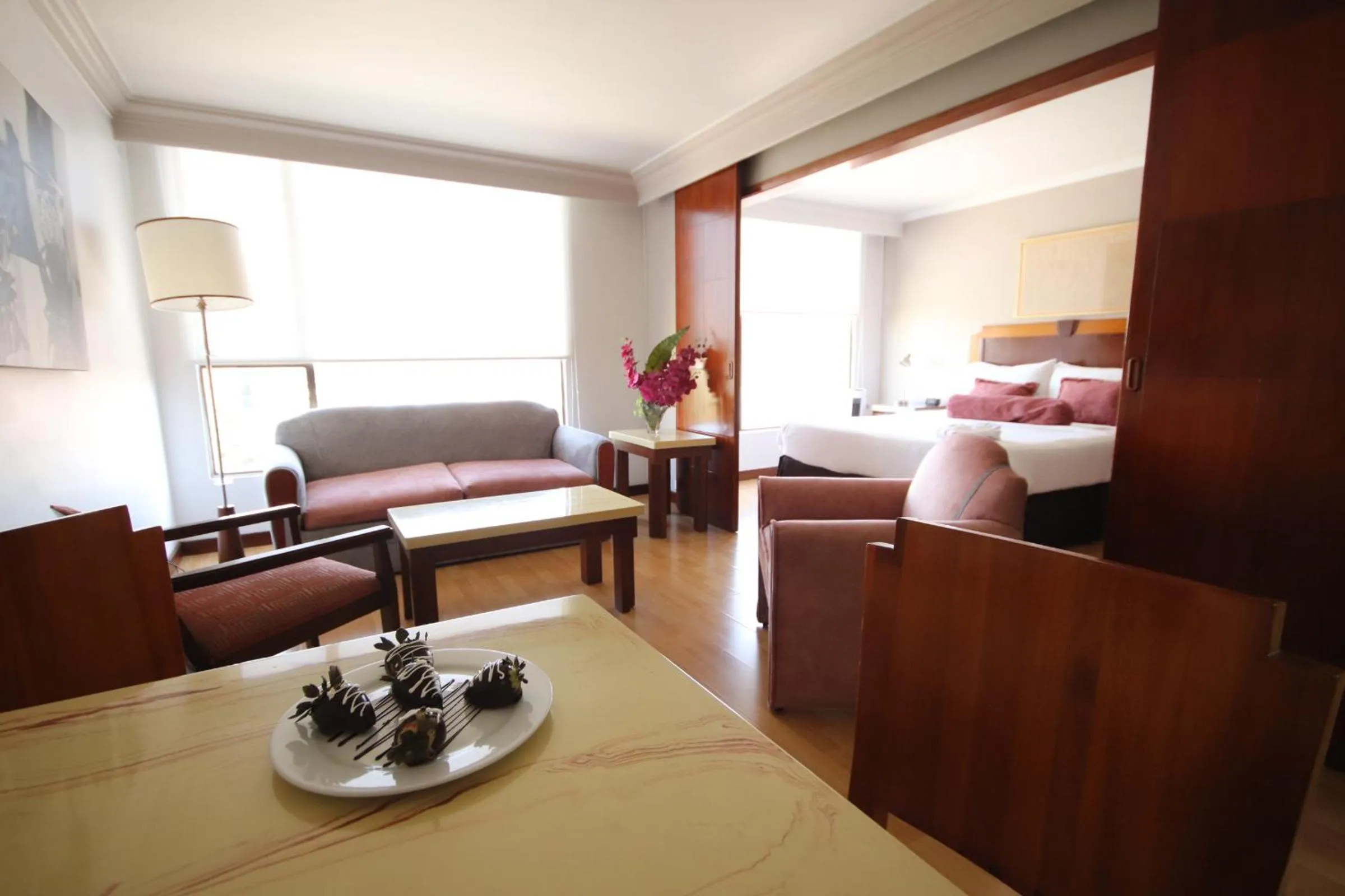 Dining area, Bed in Lancaster House