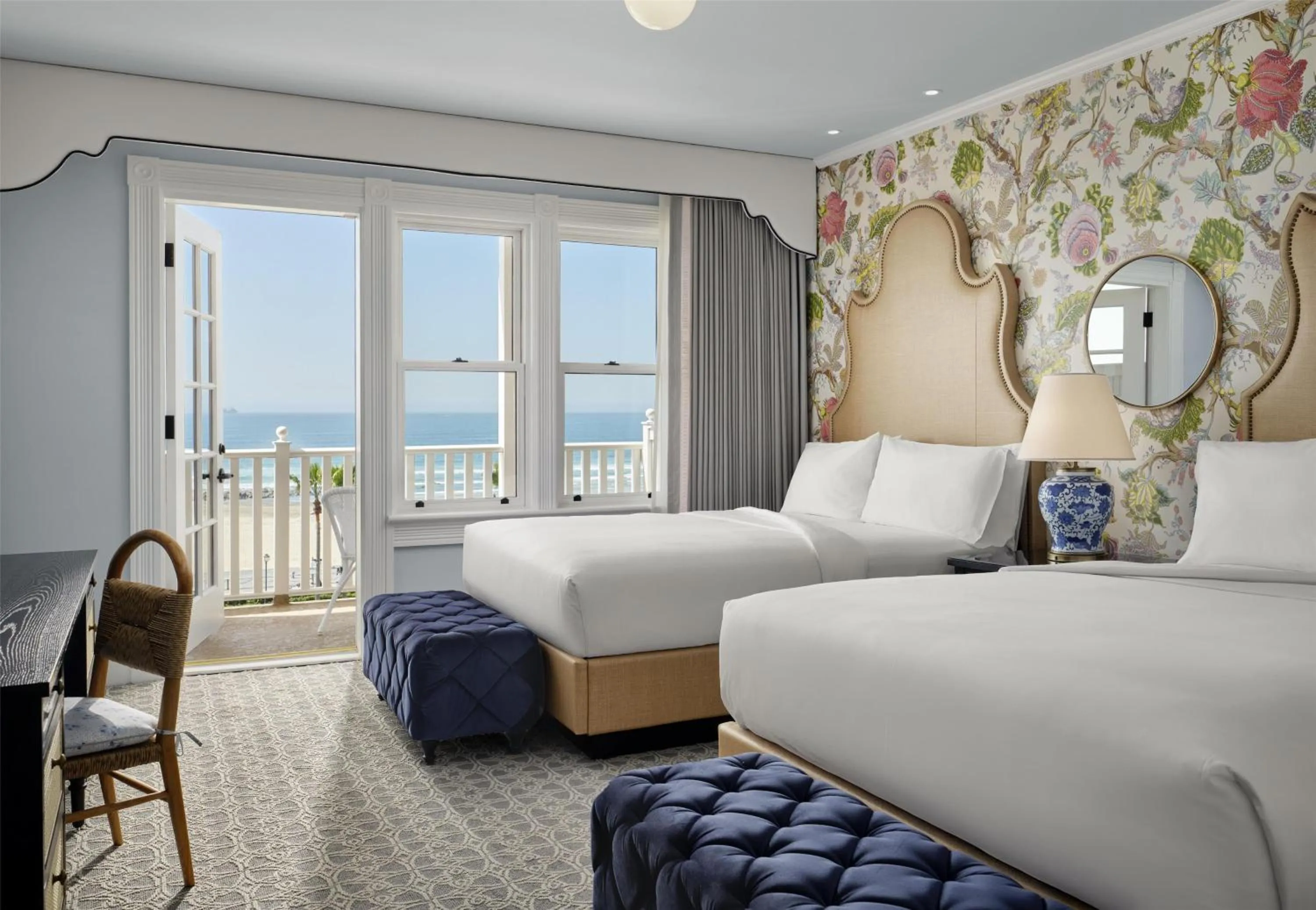 Bed in Hotel del Coronado, Curio Collection by Hilton