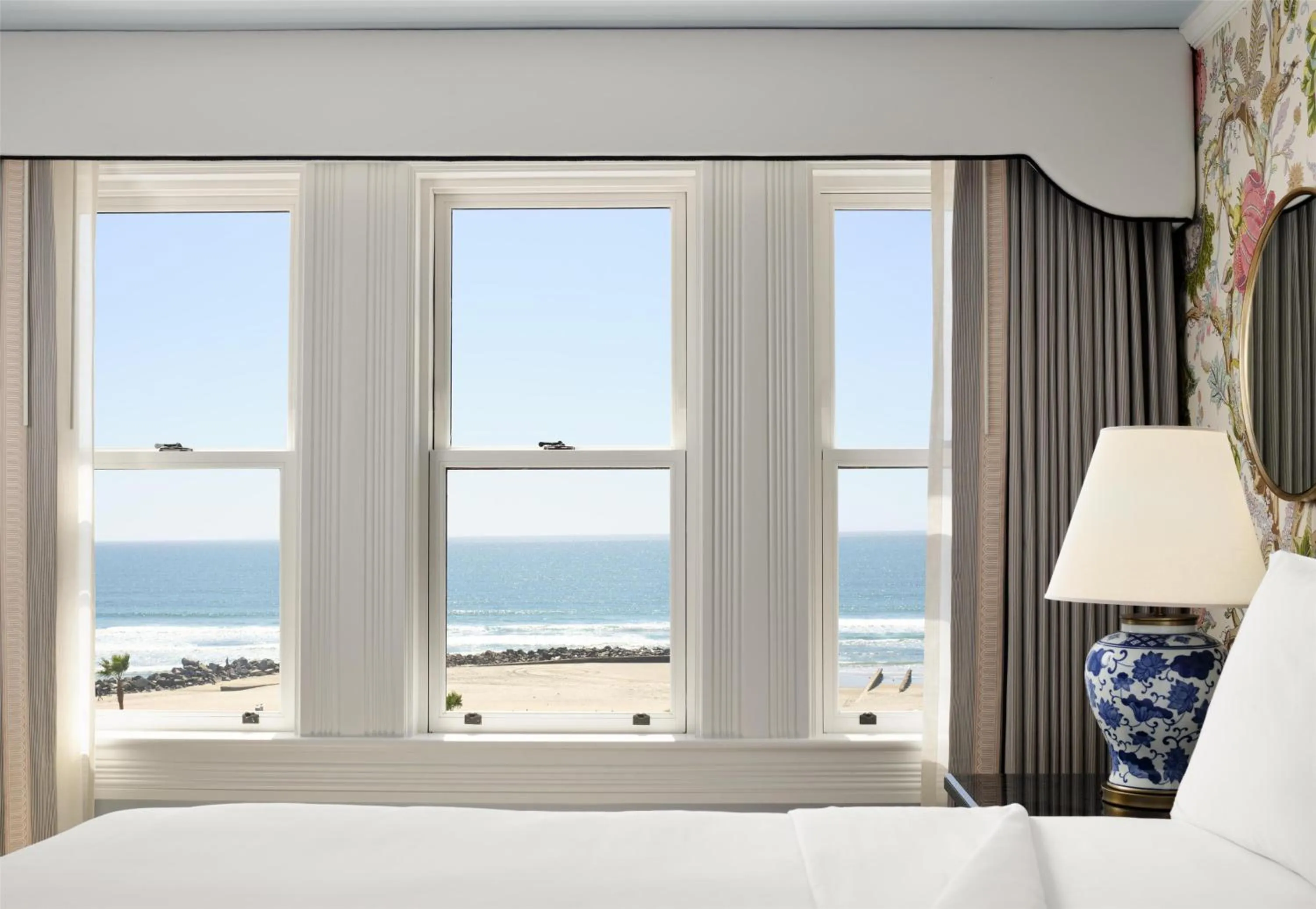 Bed in Hotel del Coronado, Curio Collection by Hilton