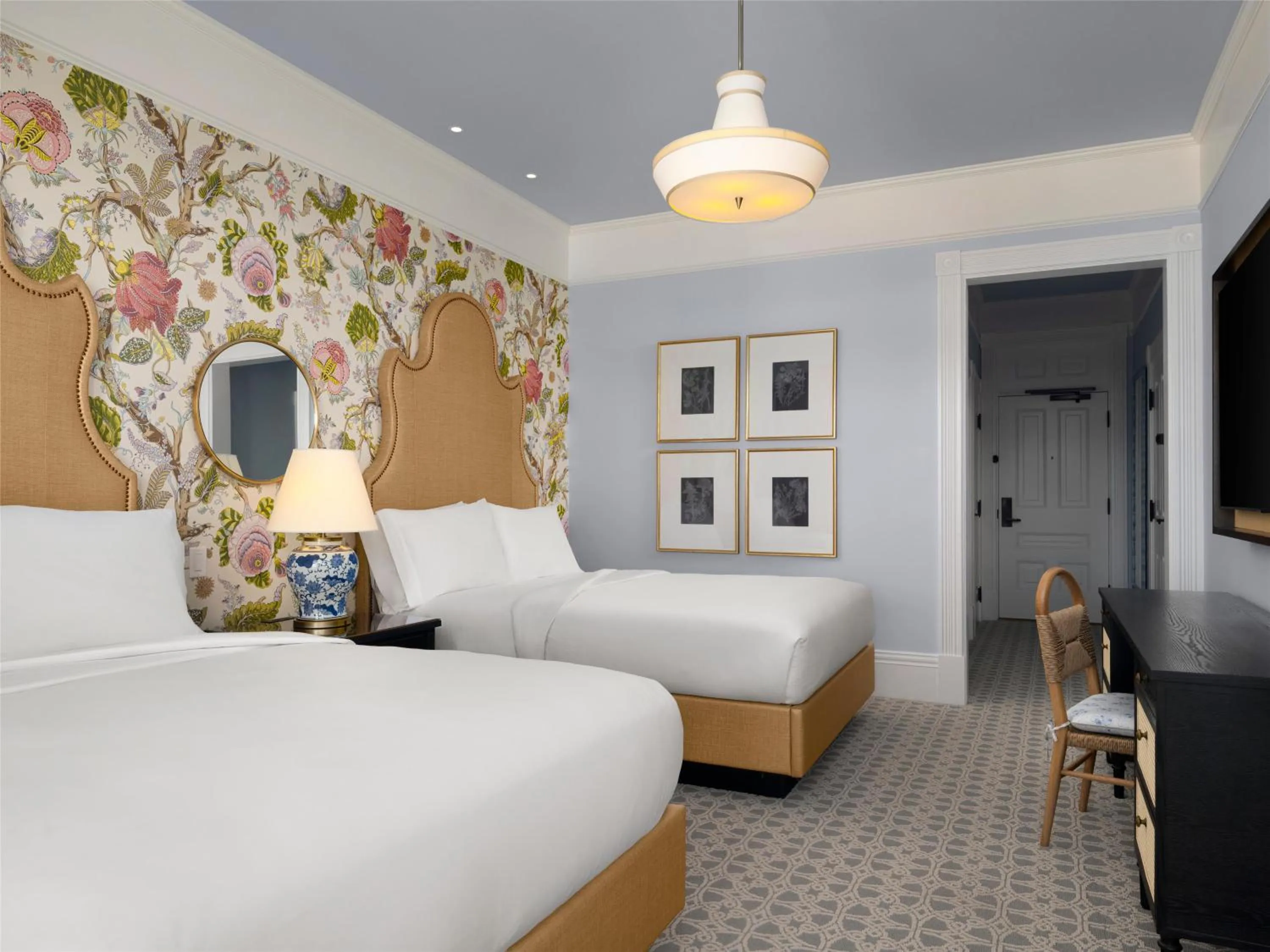 Bed in Hotel del Coronado, Curio Collection by Hilton