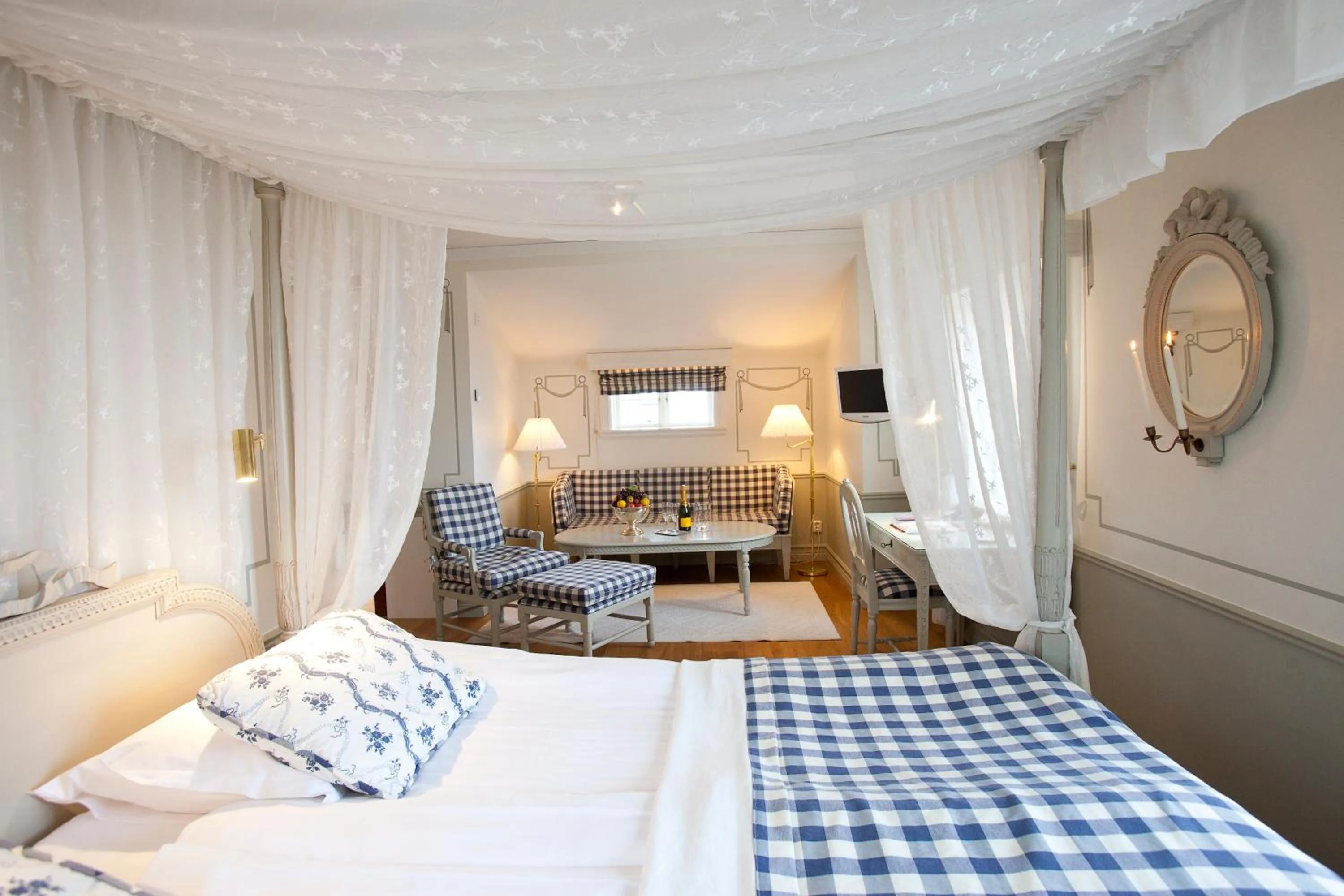 Bed in Tällbergsgårdens Hotell