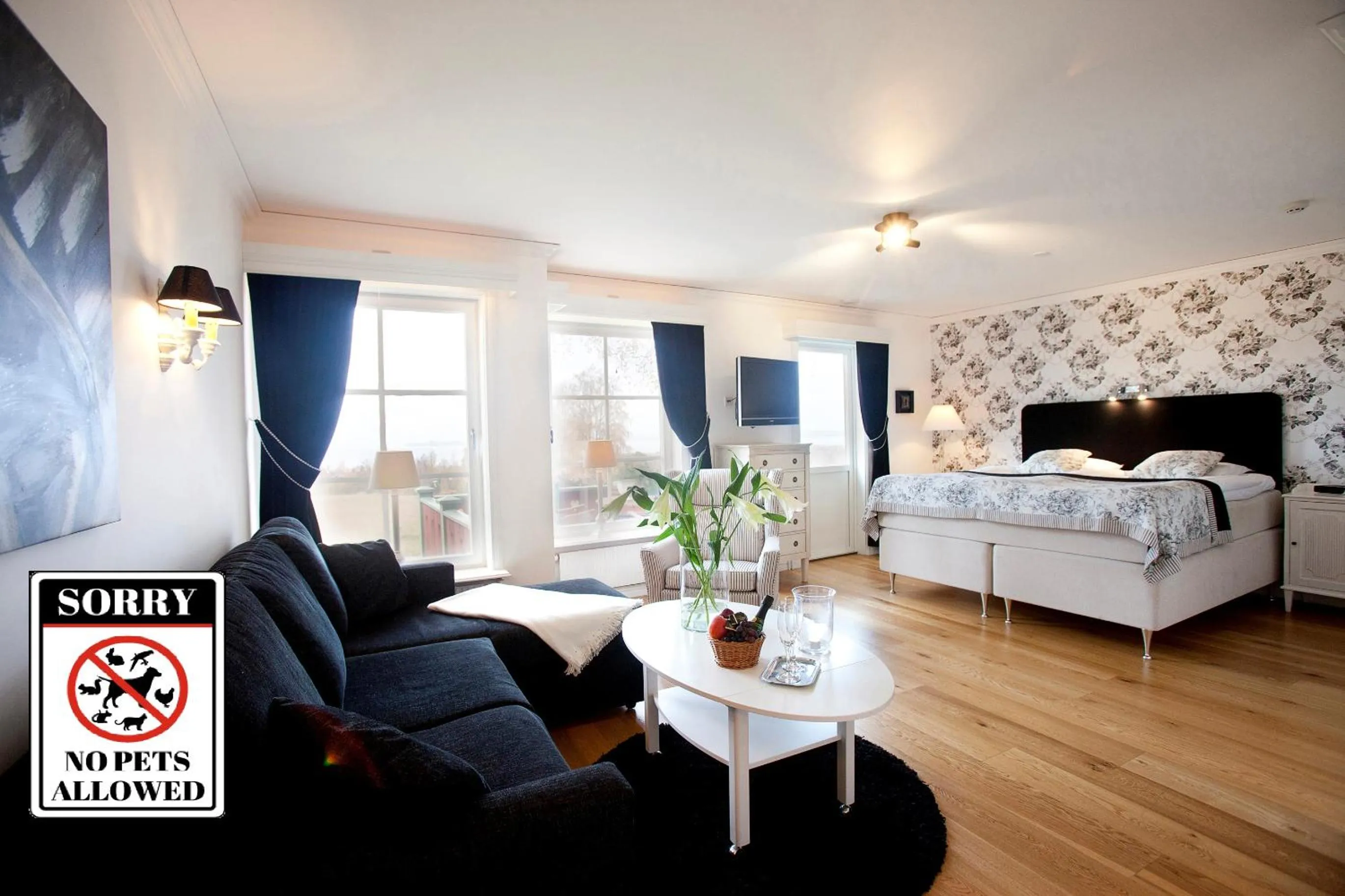 Property building, Bed in Tällbergsgårdens Hotell