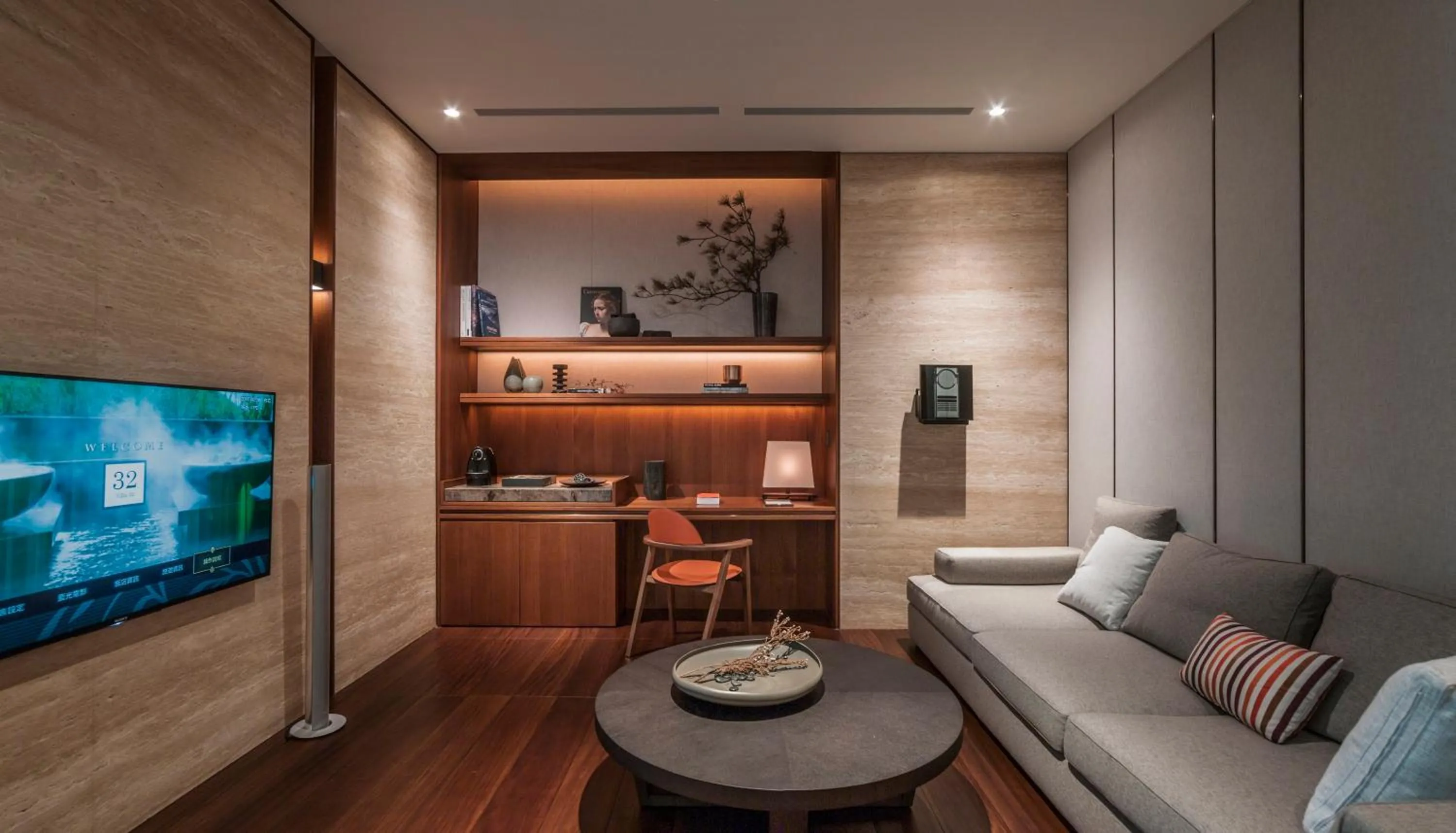 Living room in Villa 32 (Guests must be 16+)