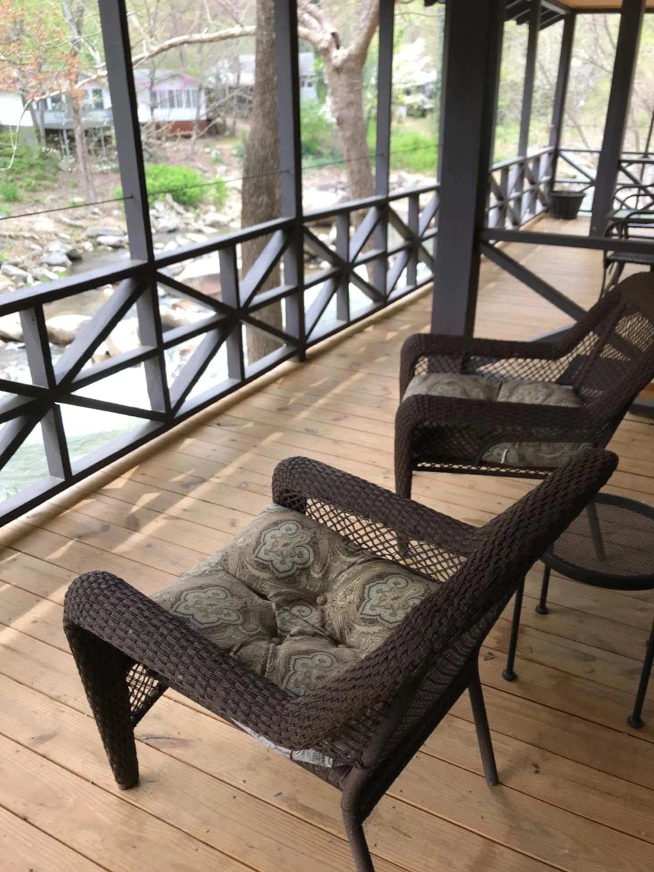 Balcony/Terrace in Riverside Lodge at Chimney Rock