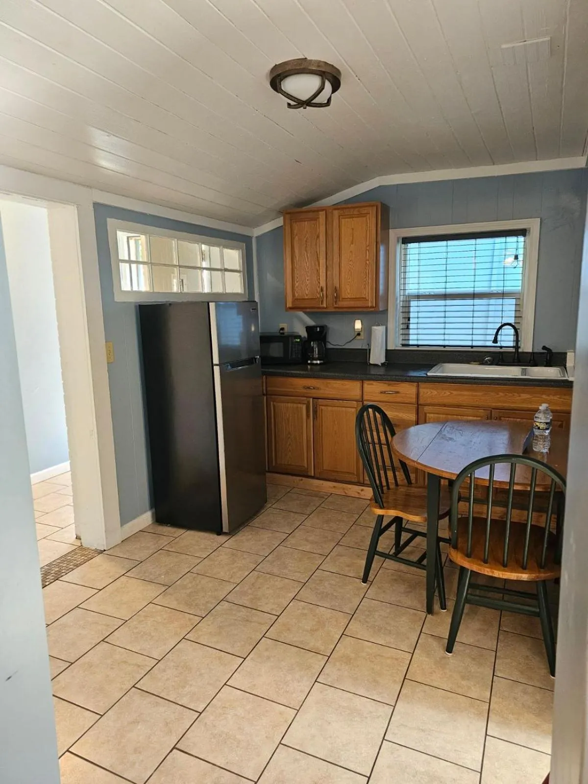Kitchen or kitchenette in Riverside Lodge at Chimney Rock
