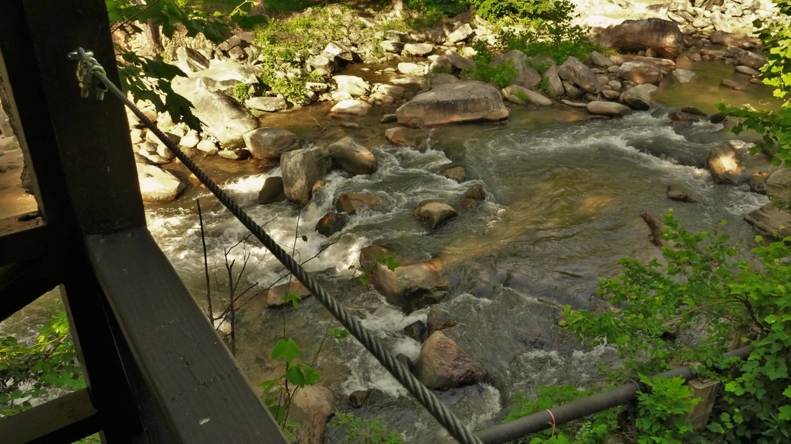 Natural landscape in Riverside Lodge at Chimney Rock
