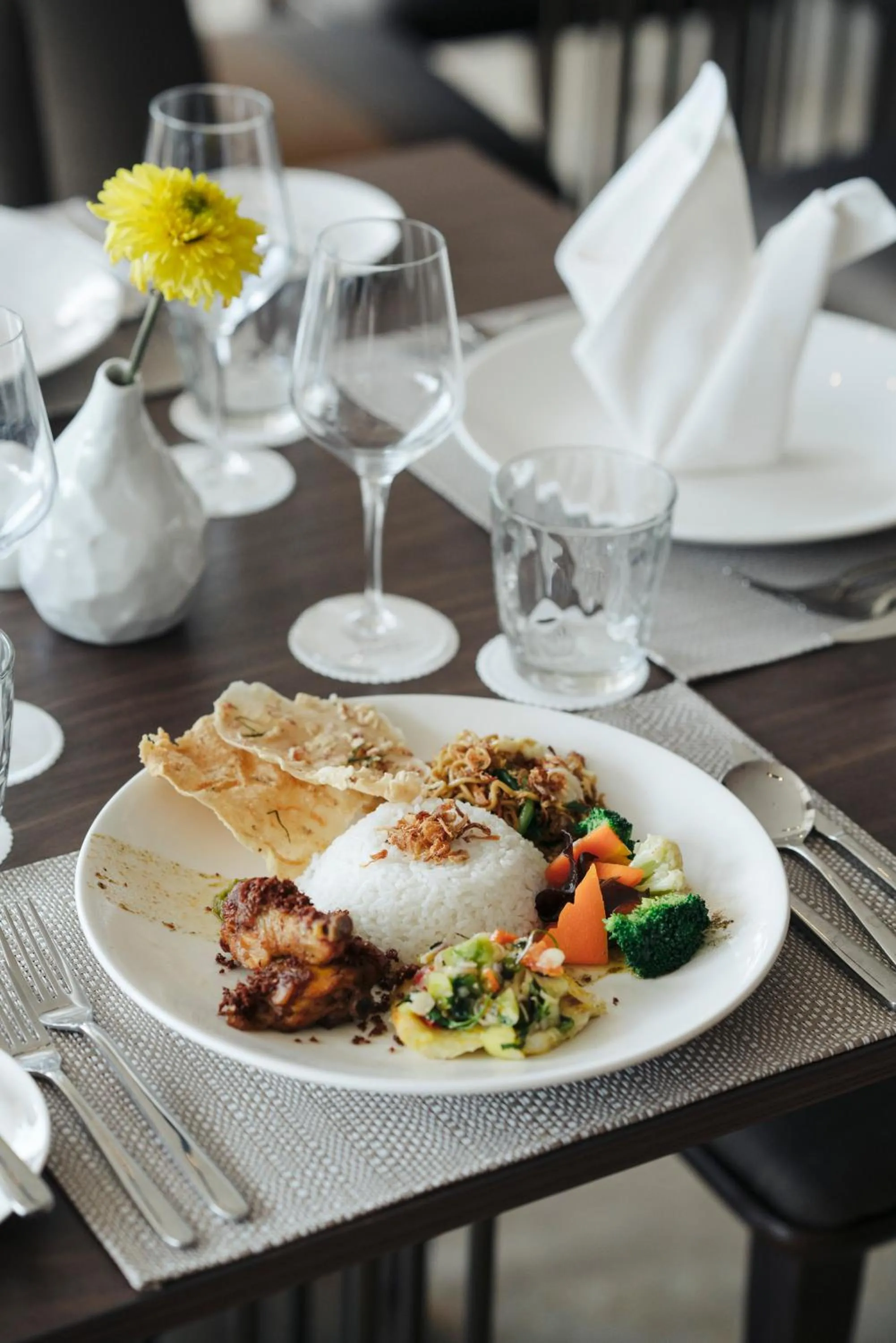 Meals in GRAMM HOTEL by Ambarrukmo Yogyakarta